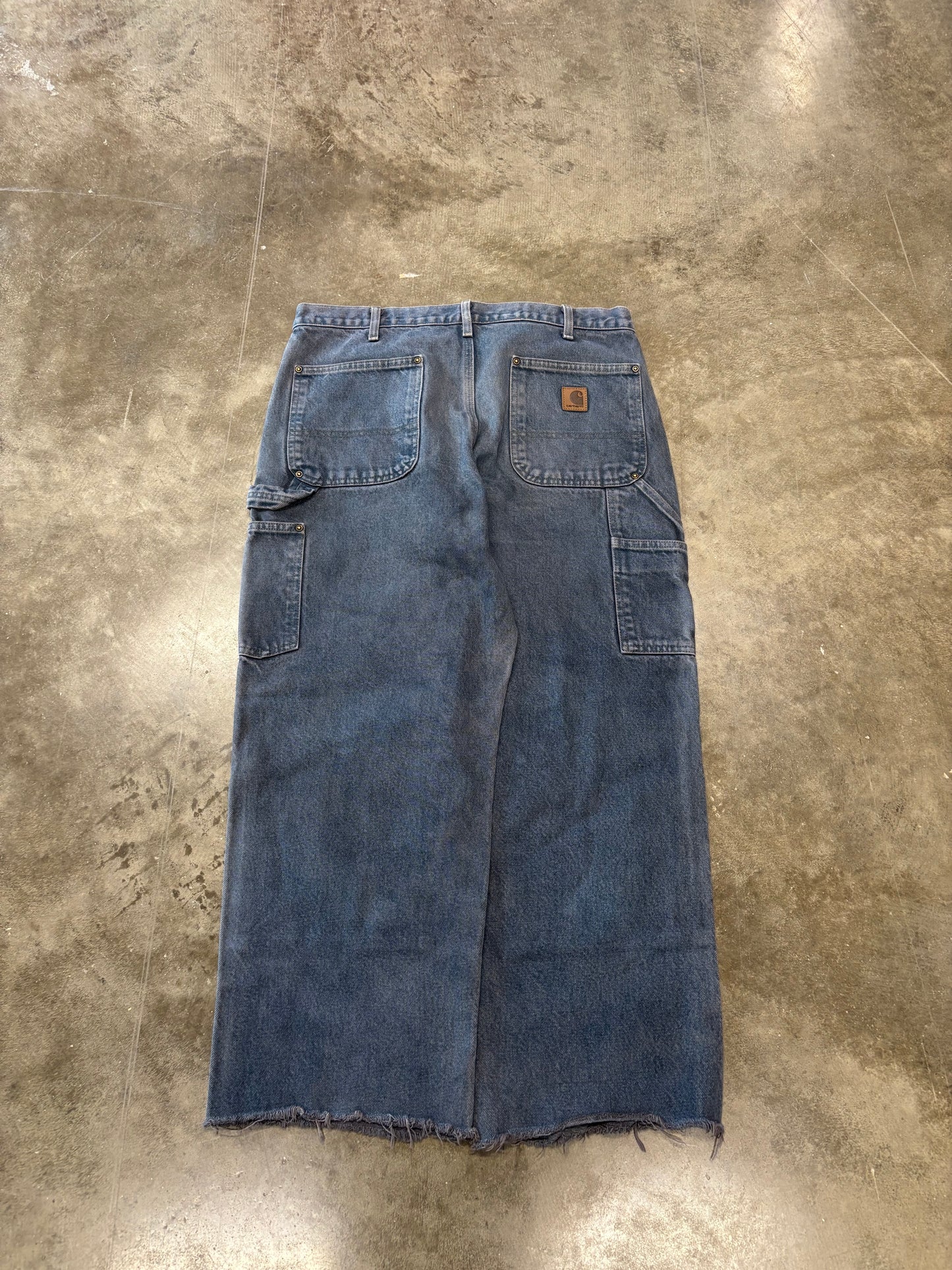 Denim dyed carhartt double knees