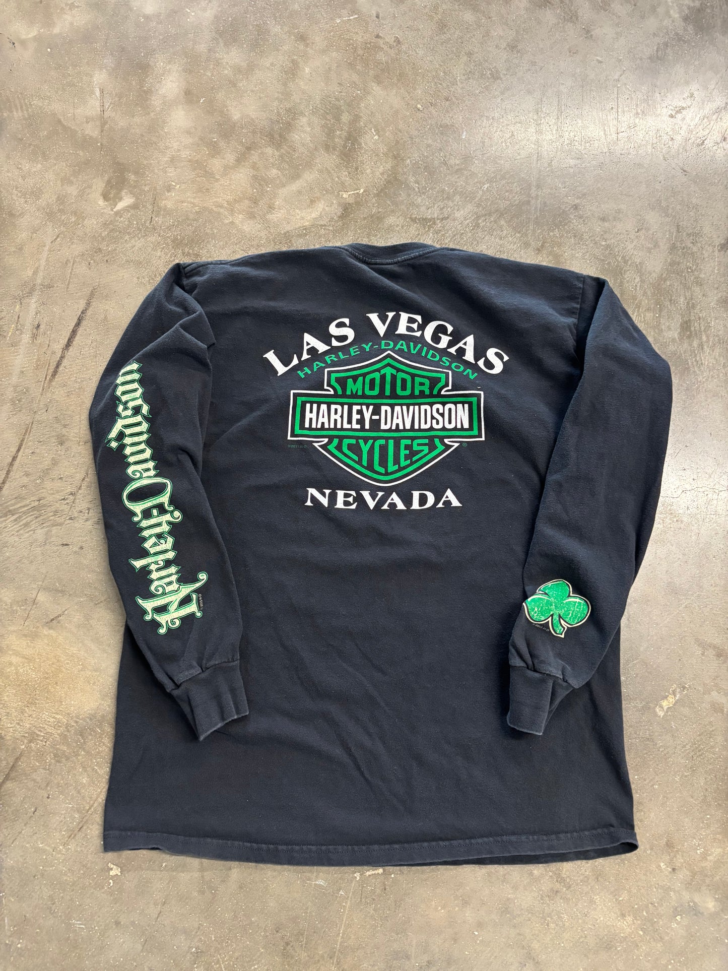 Y2K Shamrock Long sleeve size large