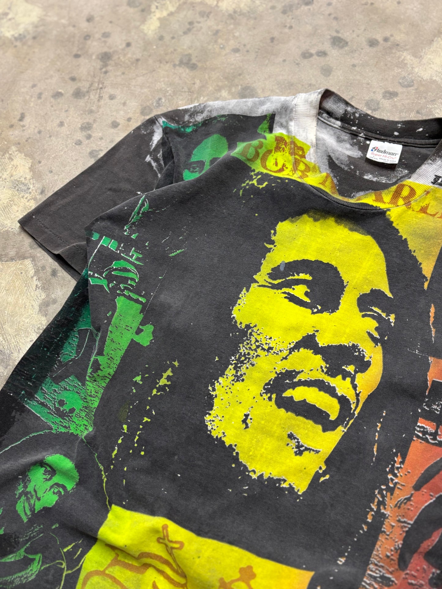 Vintage Bob Marley Mosquitohead shirt size large