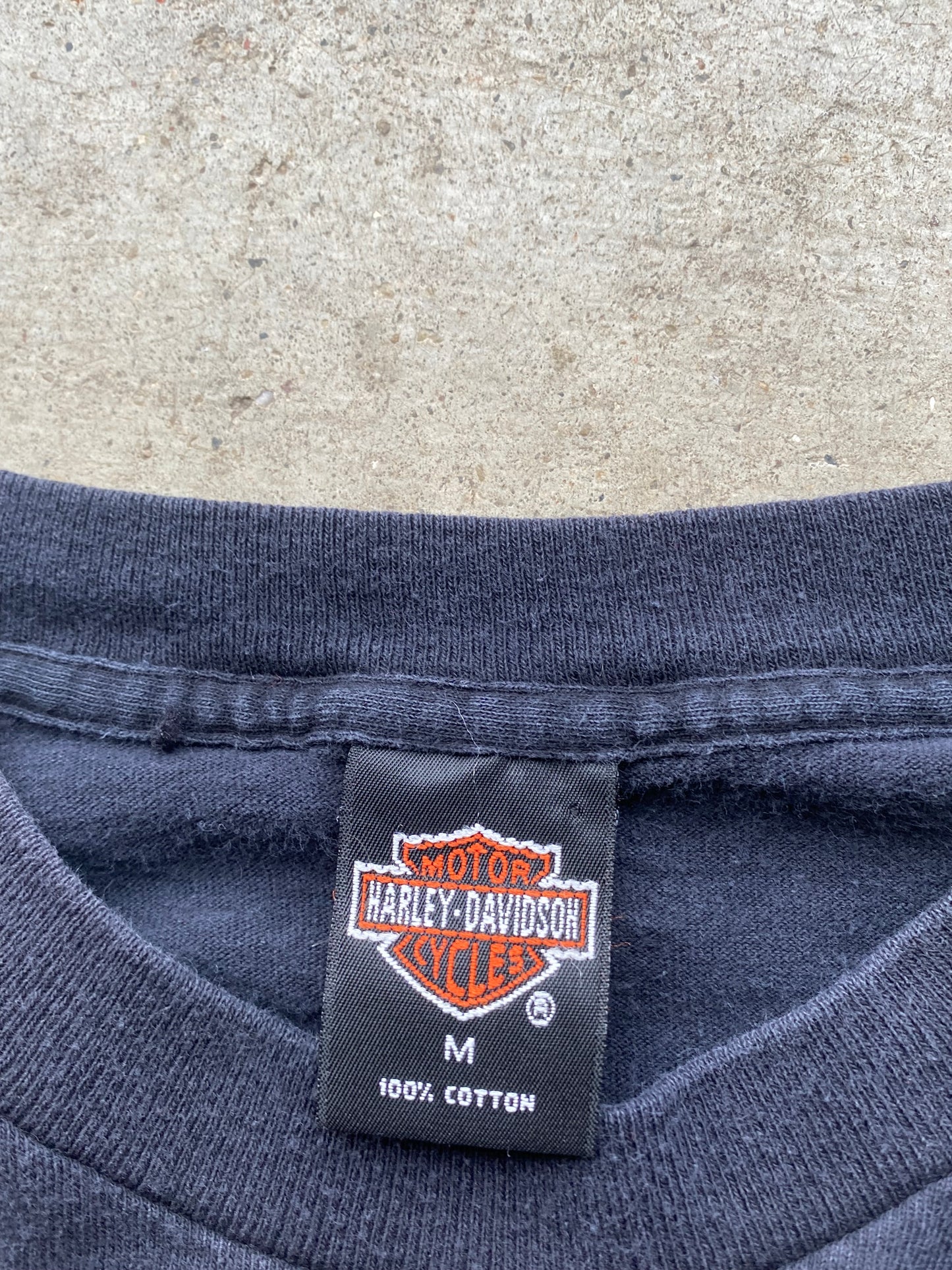Vintage Harley Davidson Flaming wolf shirt size medium