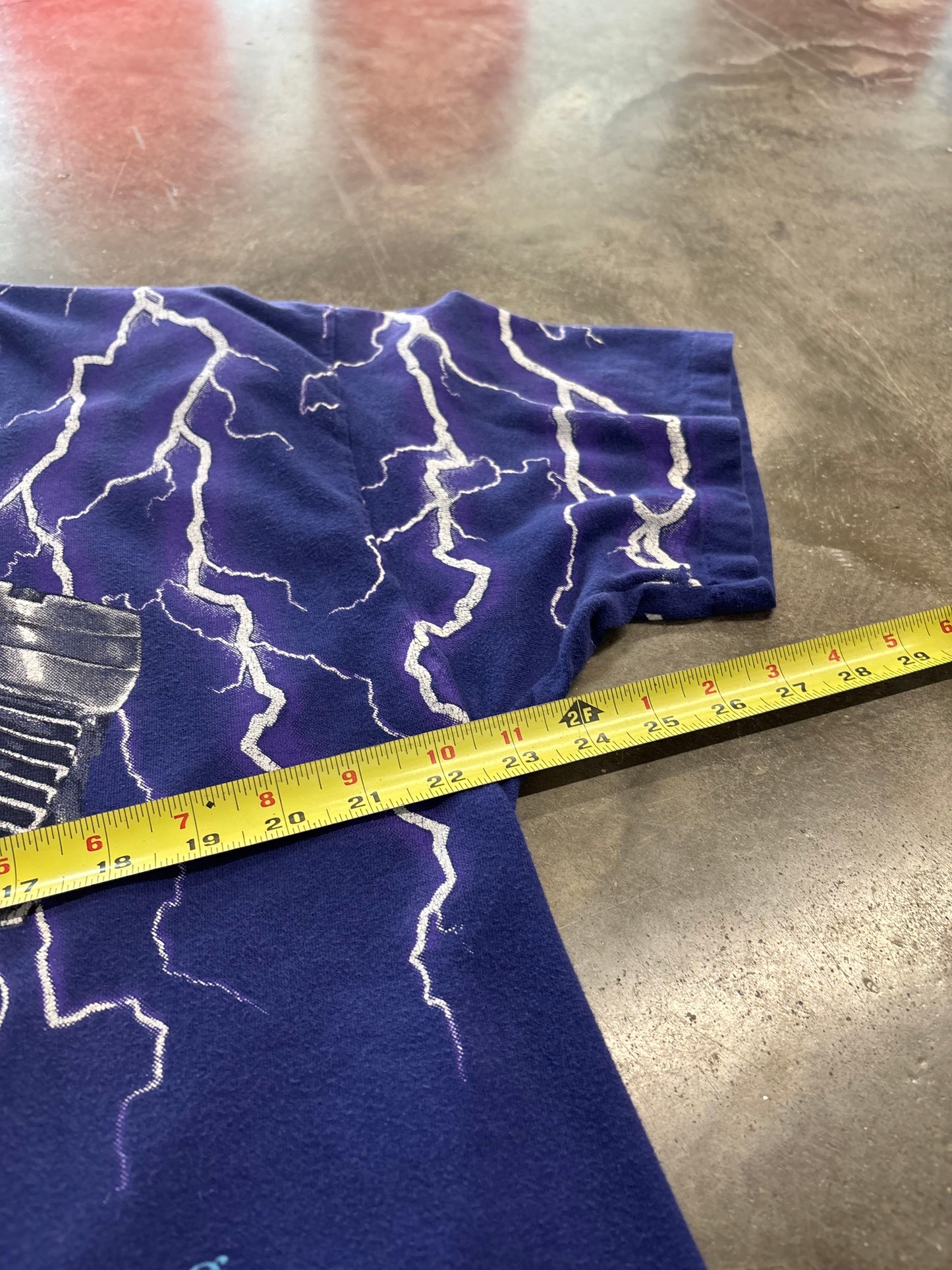Vintage Harley Davidson purple lightning shirt size xl