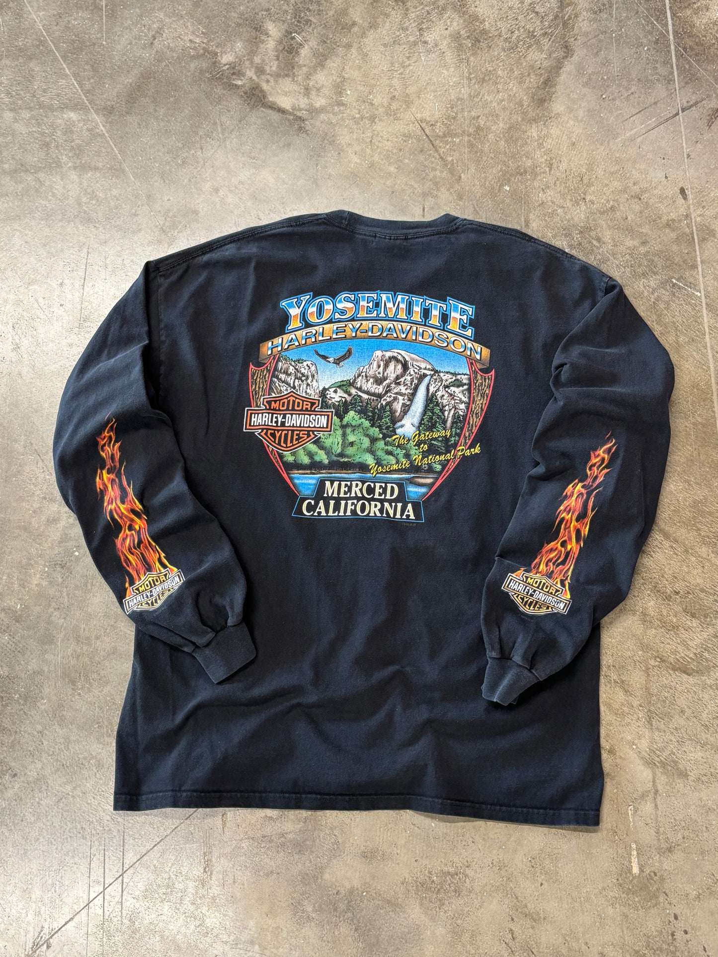 Vintage Harley Davidson jester long sleeve size xxl