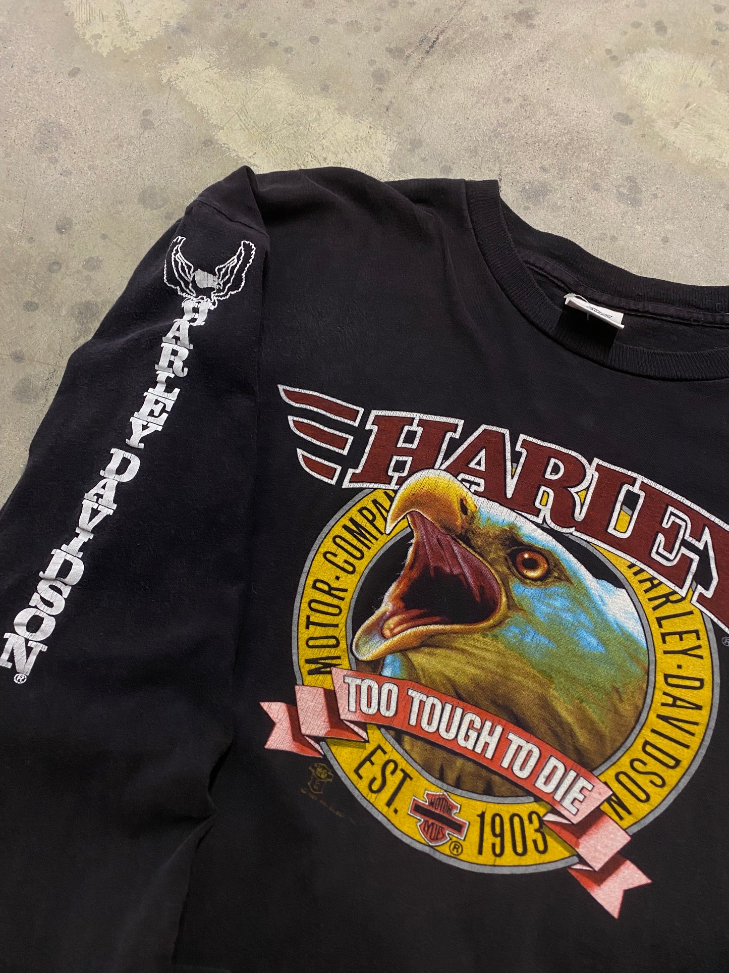 Vintage 80’s Harley Davidson Screaming Eagle long sleeve size Extra large