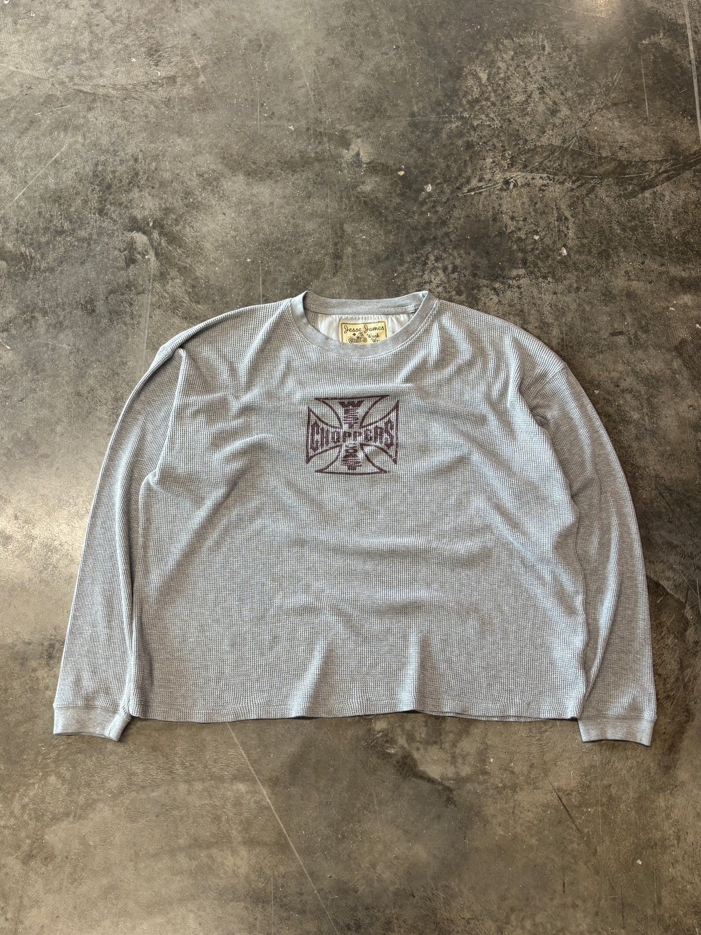 Vintage West Coast Choppers Jesse James thermal size xl