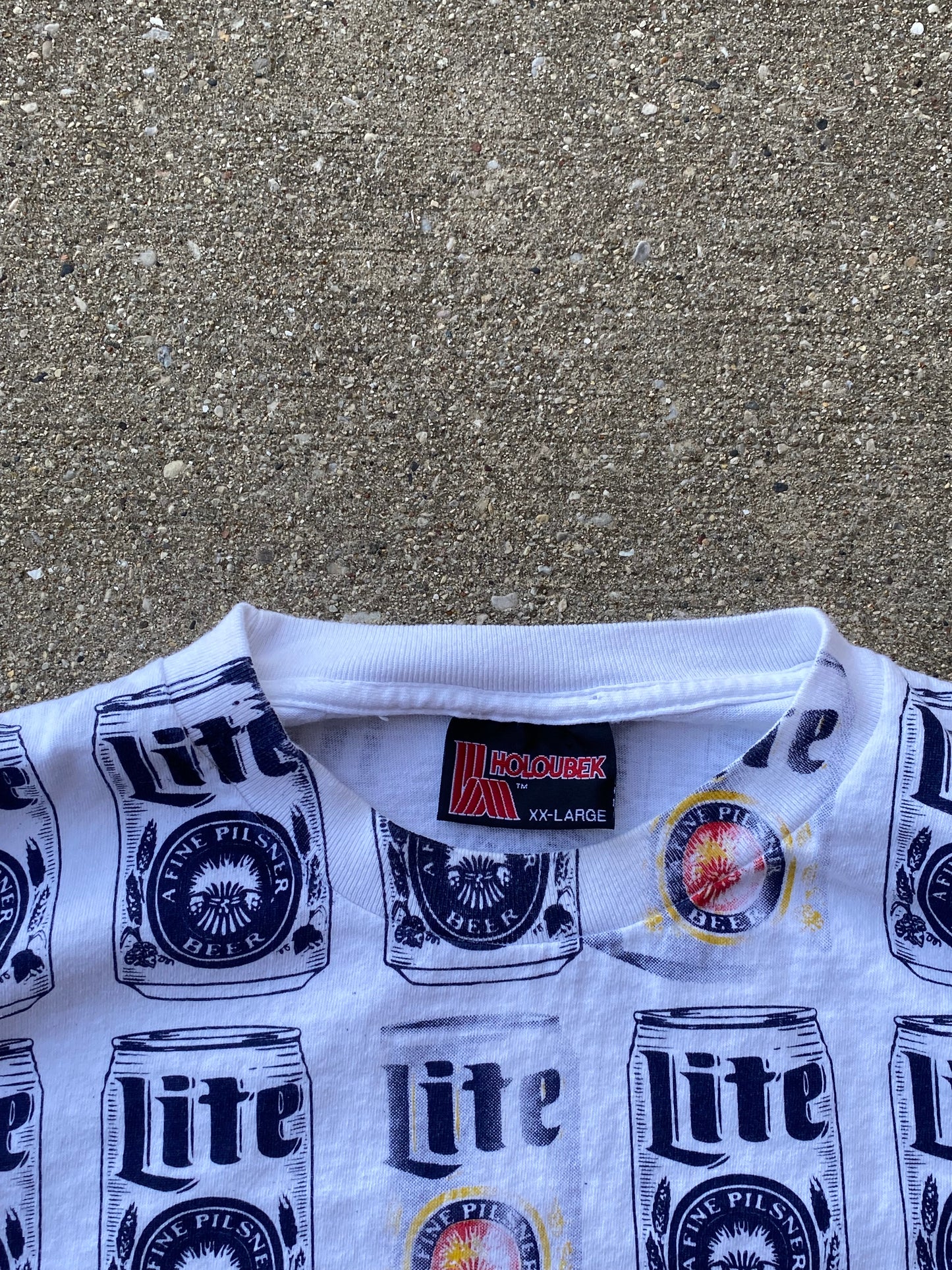 Vintage Miller Lite can AOP size XXL