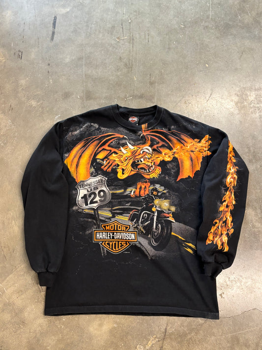 Harley Davidson Smokey mountain long sleeve size xl
