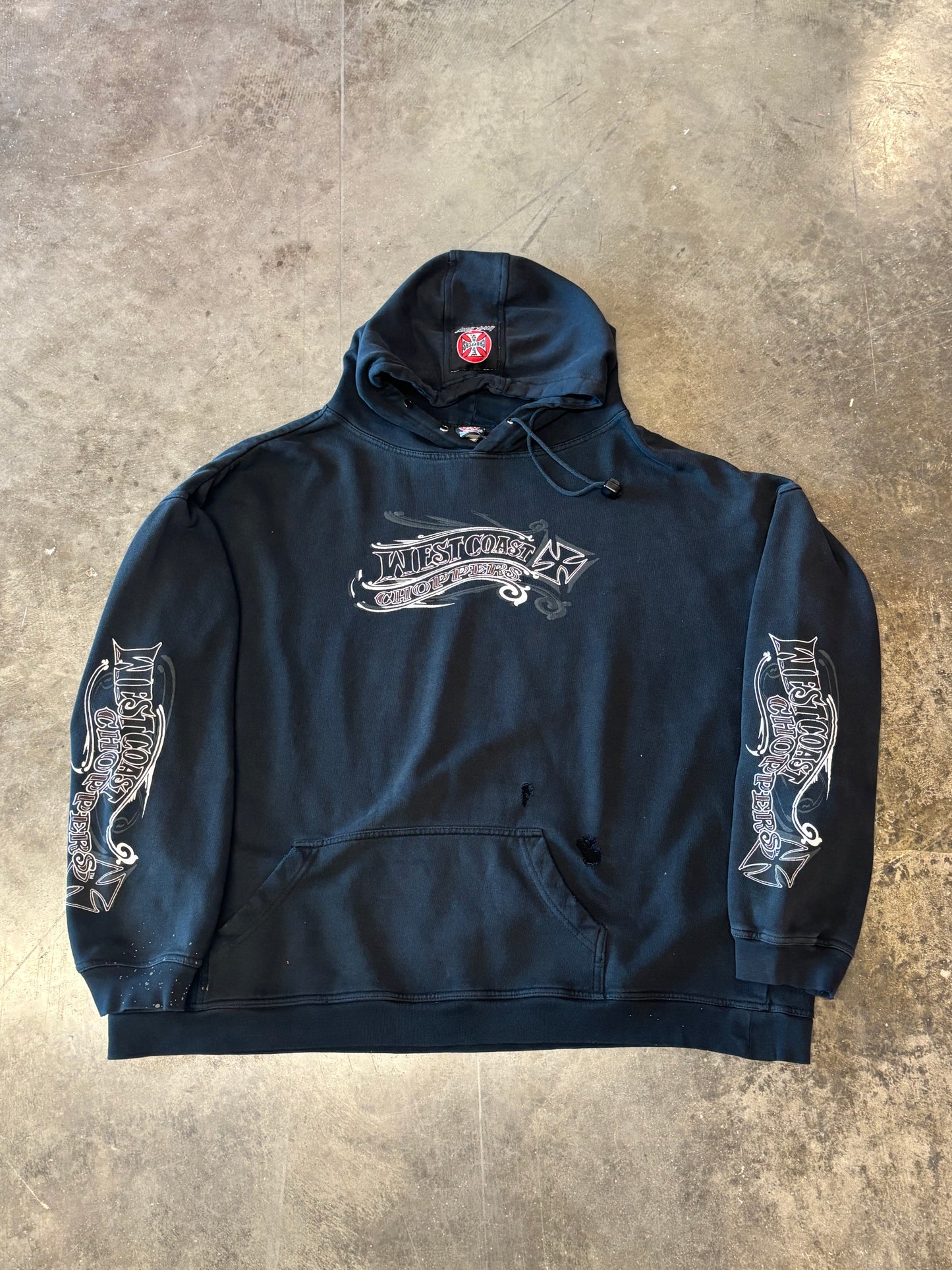 Vintage West Coast Choppers boxy hoodie size xxl