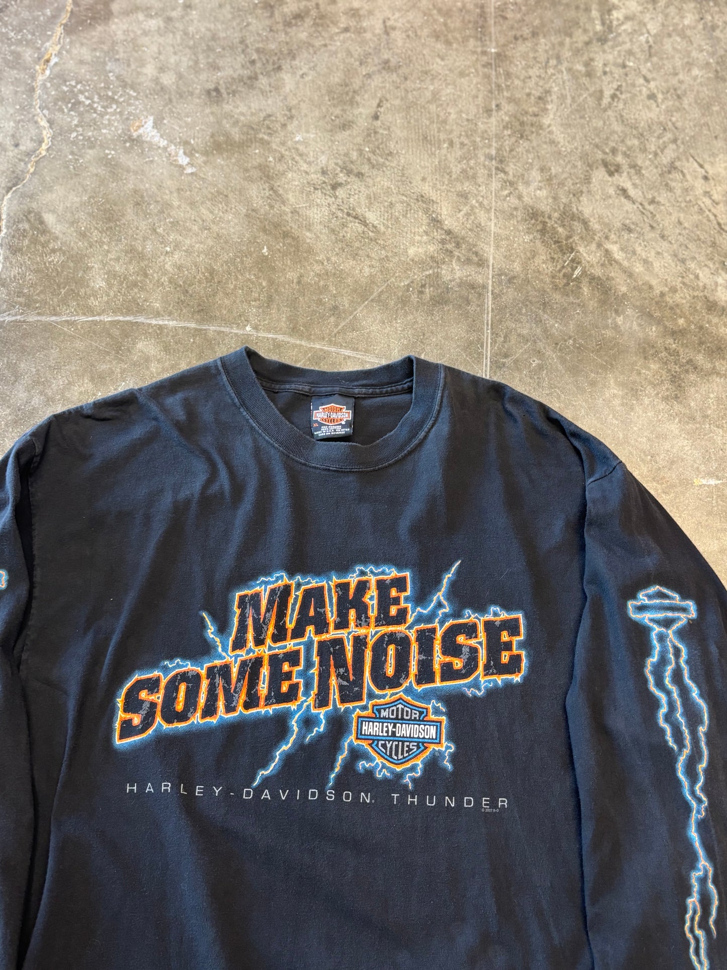 Vintage Harley Davidson Dudley Perkins make some noise long sleeve size xl