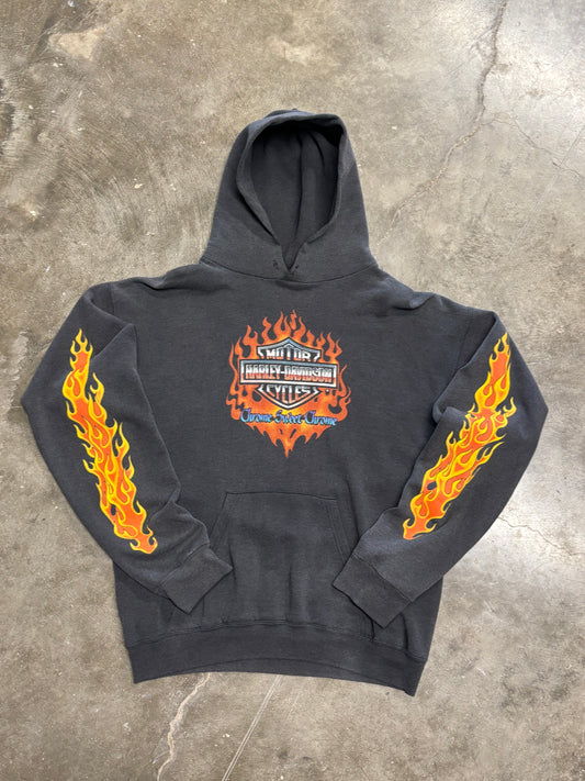 Vintage Harley Davidson Chrome sweet chrome hoodie size extra large
