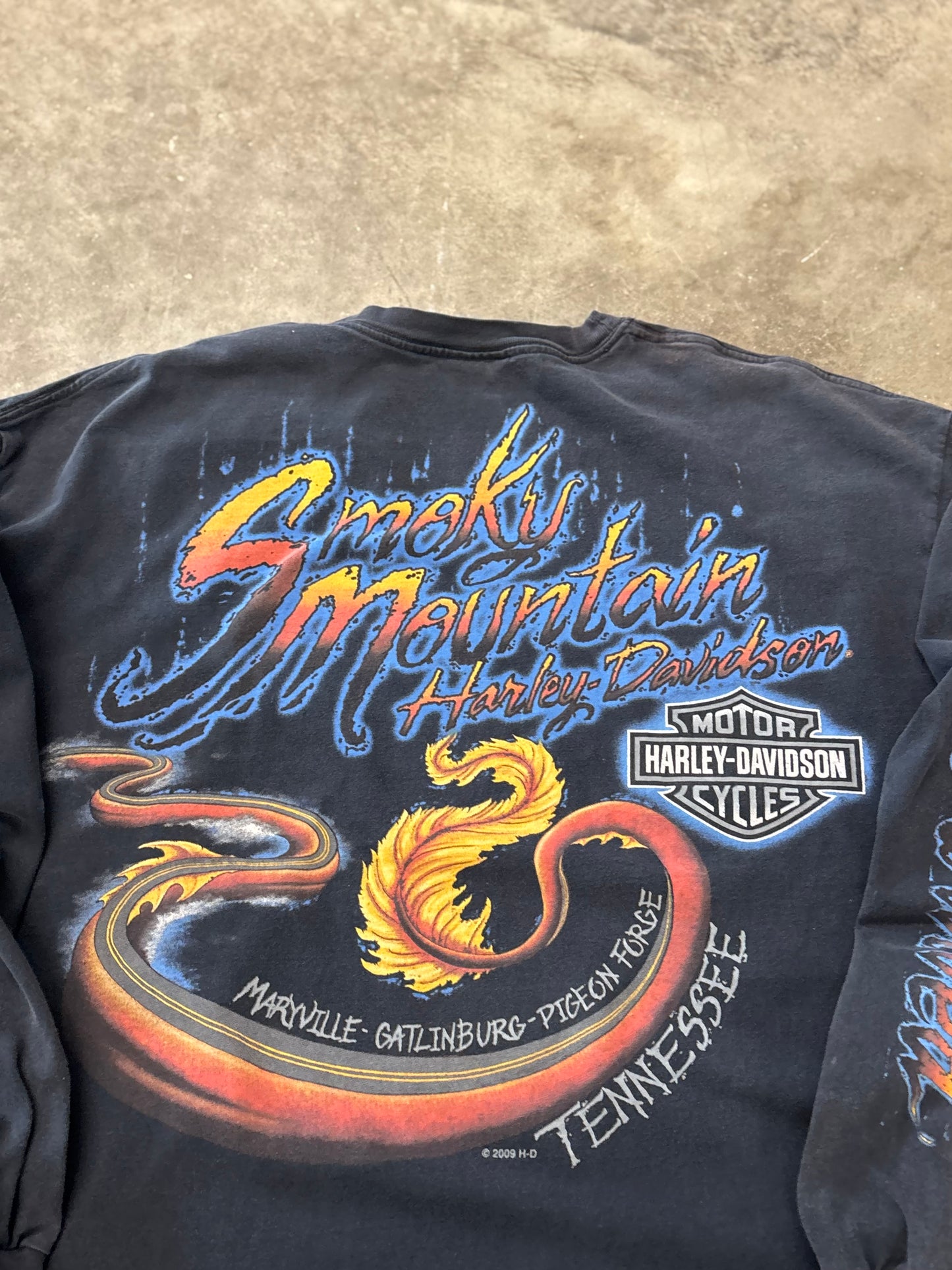 Harley Davidson Smokey Mountain long sleeve size xxl