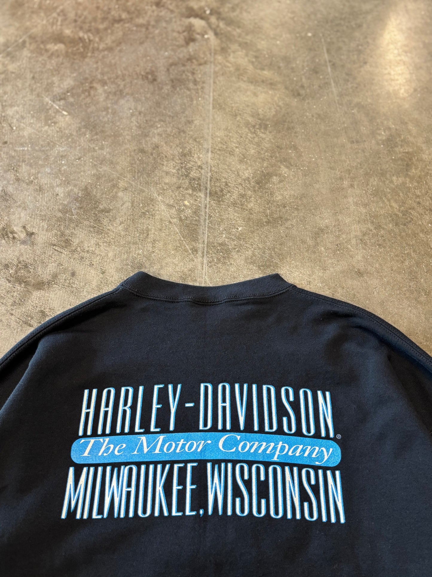 Vintage Harley Davidson legends live where legends roam sweatshirt size xxl
