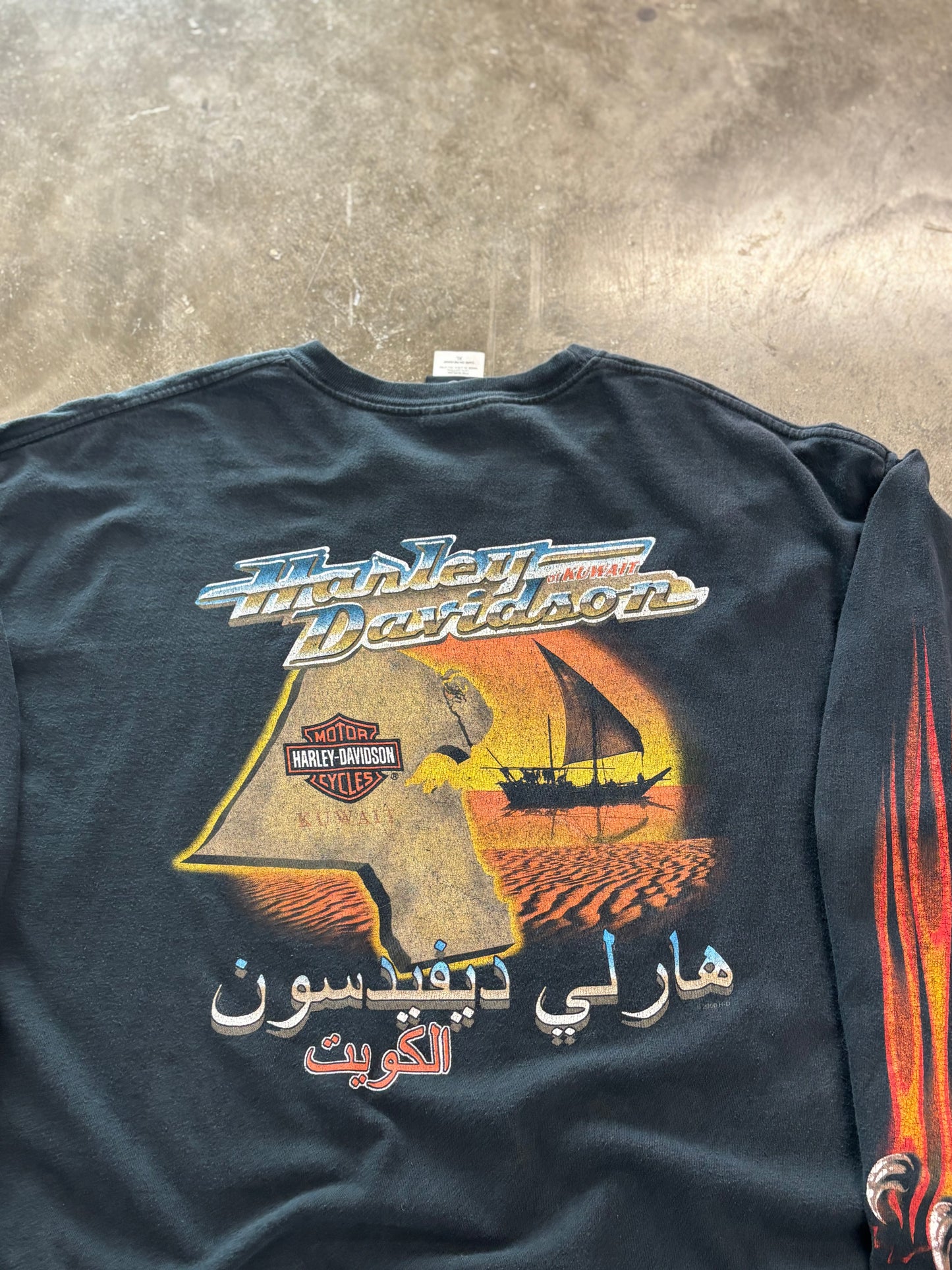 Vintage Harley Davidson Claws long sleeve size extra large