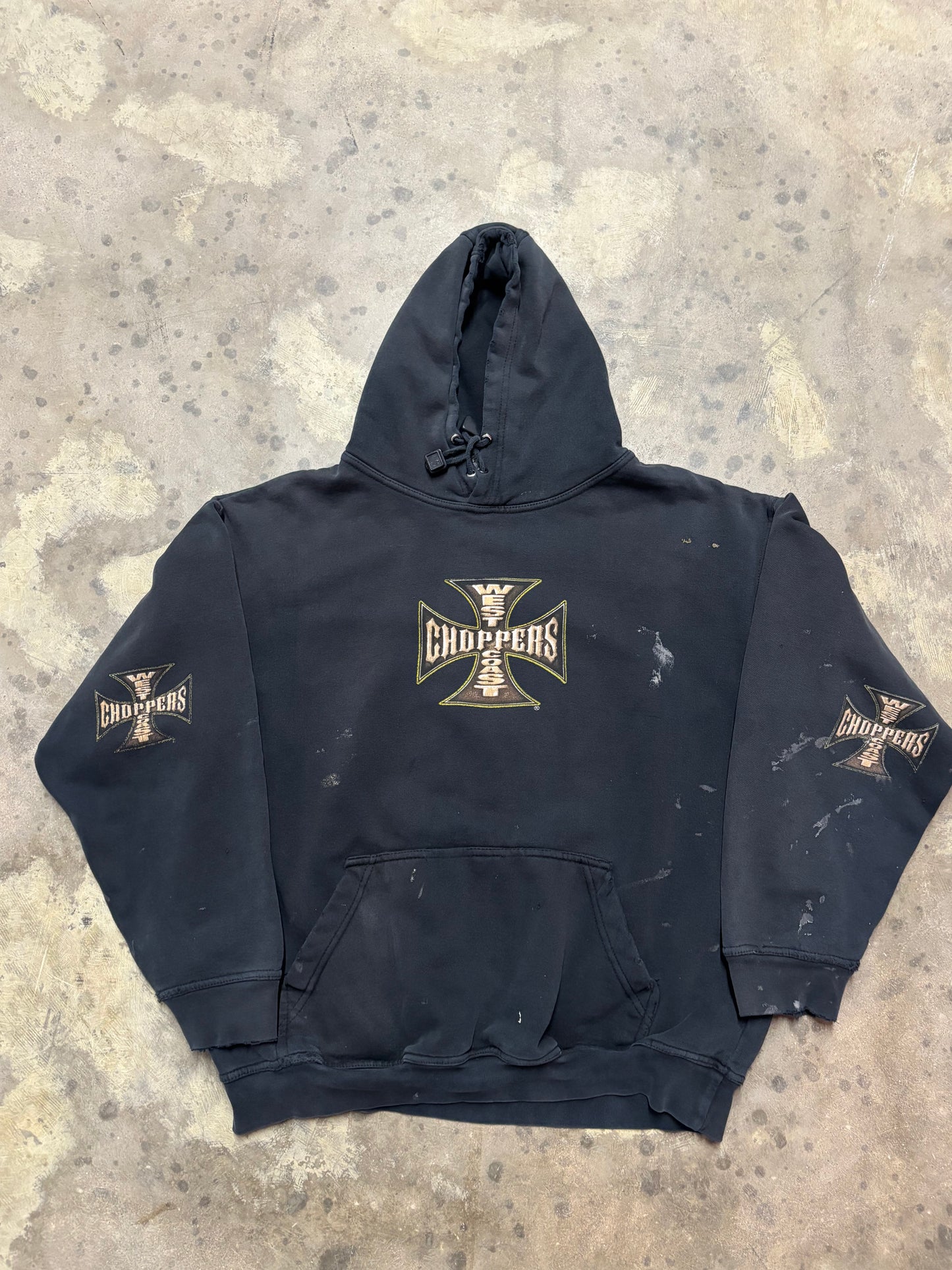 Vintage West Coast Choppers Bronze hoodie size XL