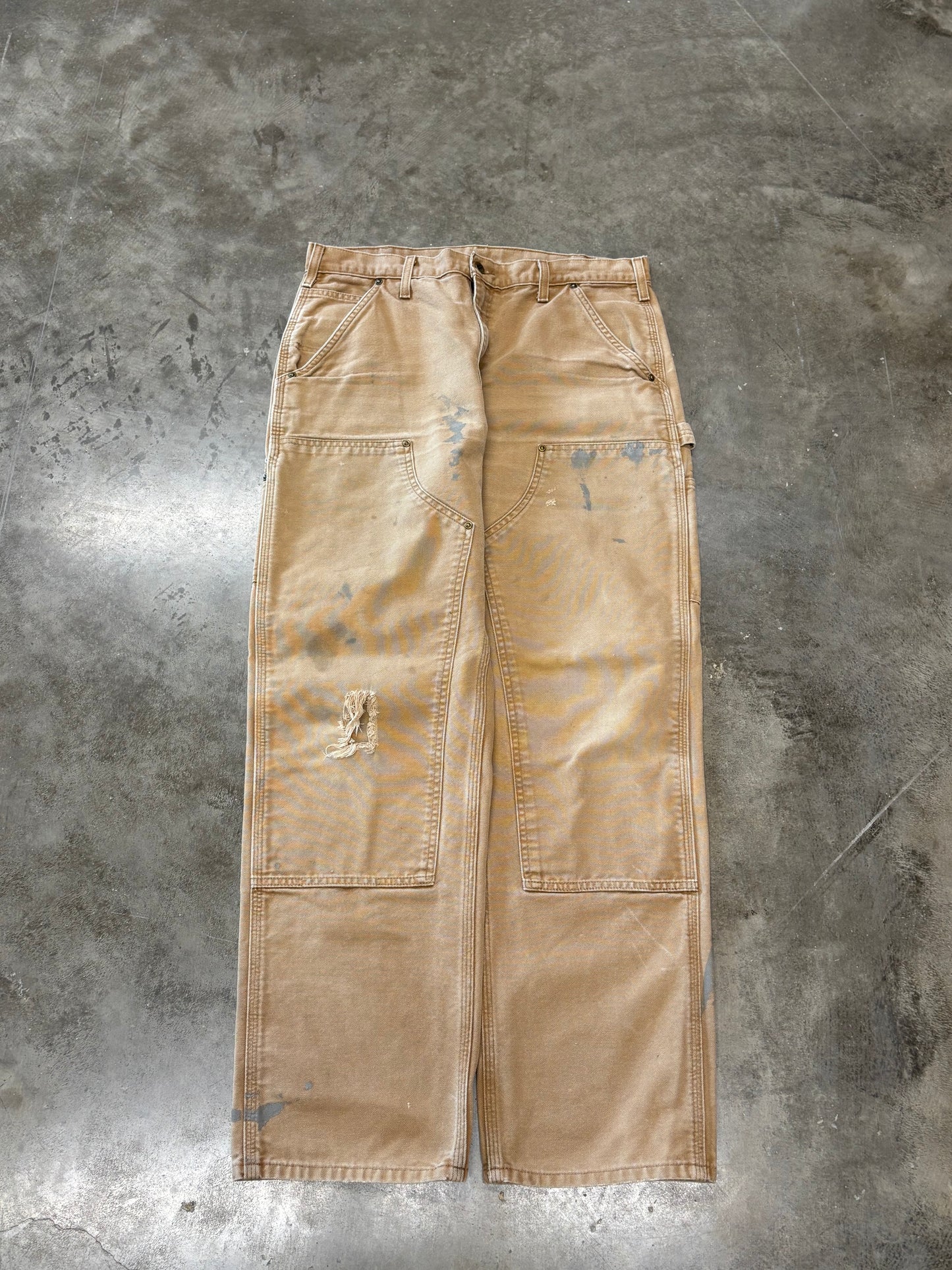 Tan carhartt double knees