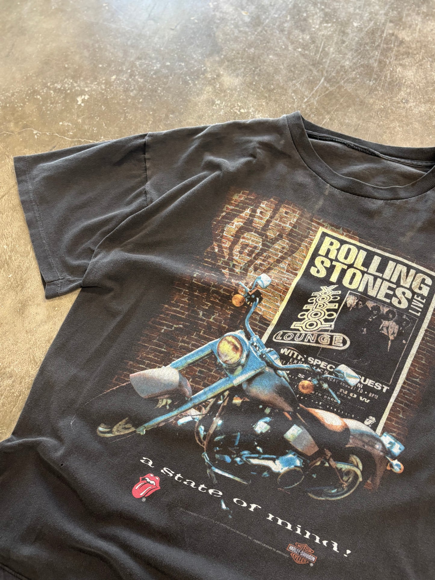 Vintage Harley Davidson Rolling Stones shirt size extra large