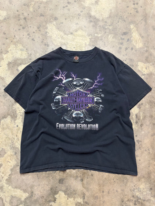 Vintage Harley Davidson Purple Lightening shirt size XL