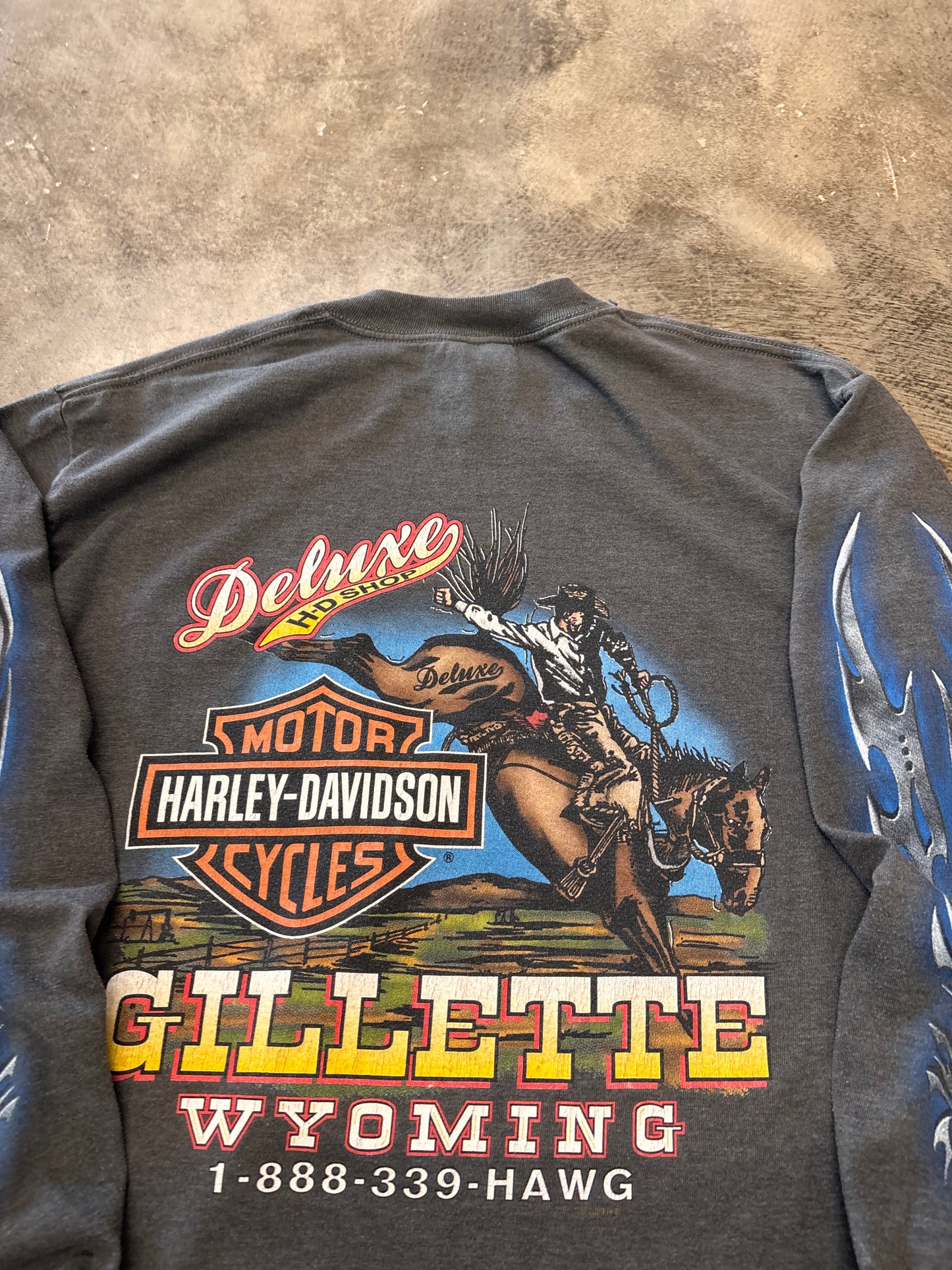 Vintage Harley Davidson Blade long sleeve size medium