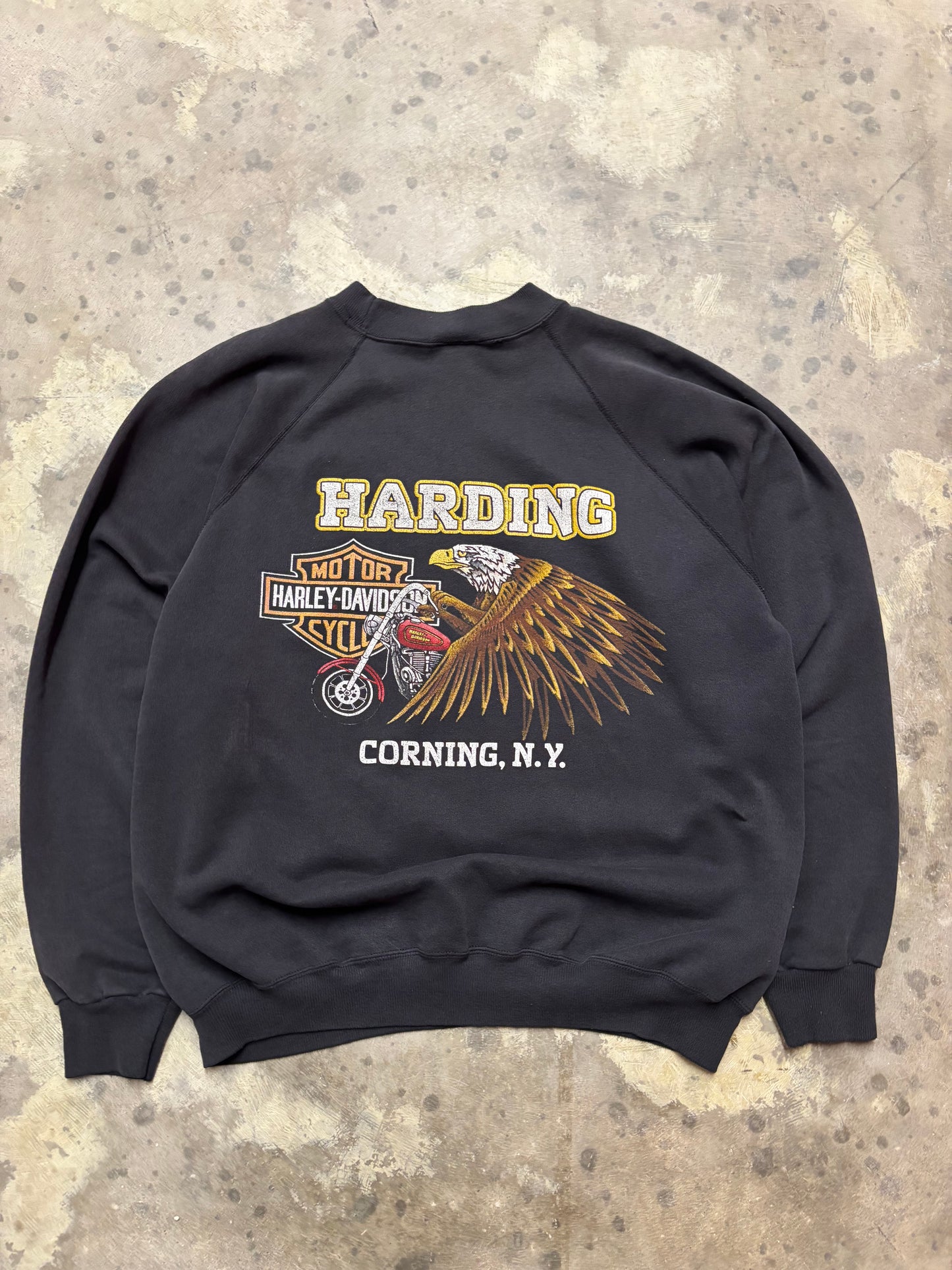 Vintage Harley Davidson wolf Crewneck size XL