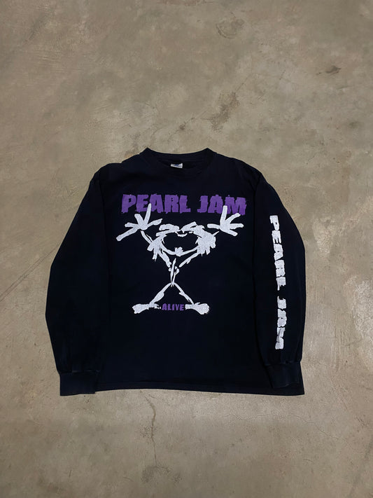 Vintage Pearl Jam Alive Long Sleeve Size XL