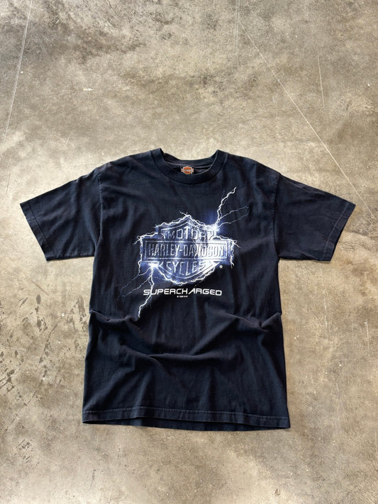 Vintage Harley Davidson Super Charged shirt size large