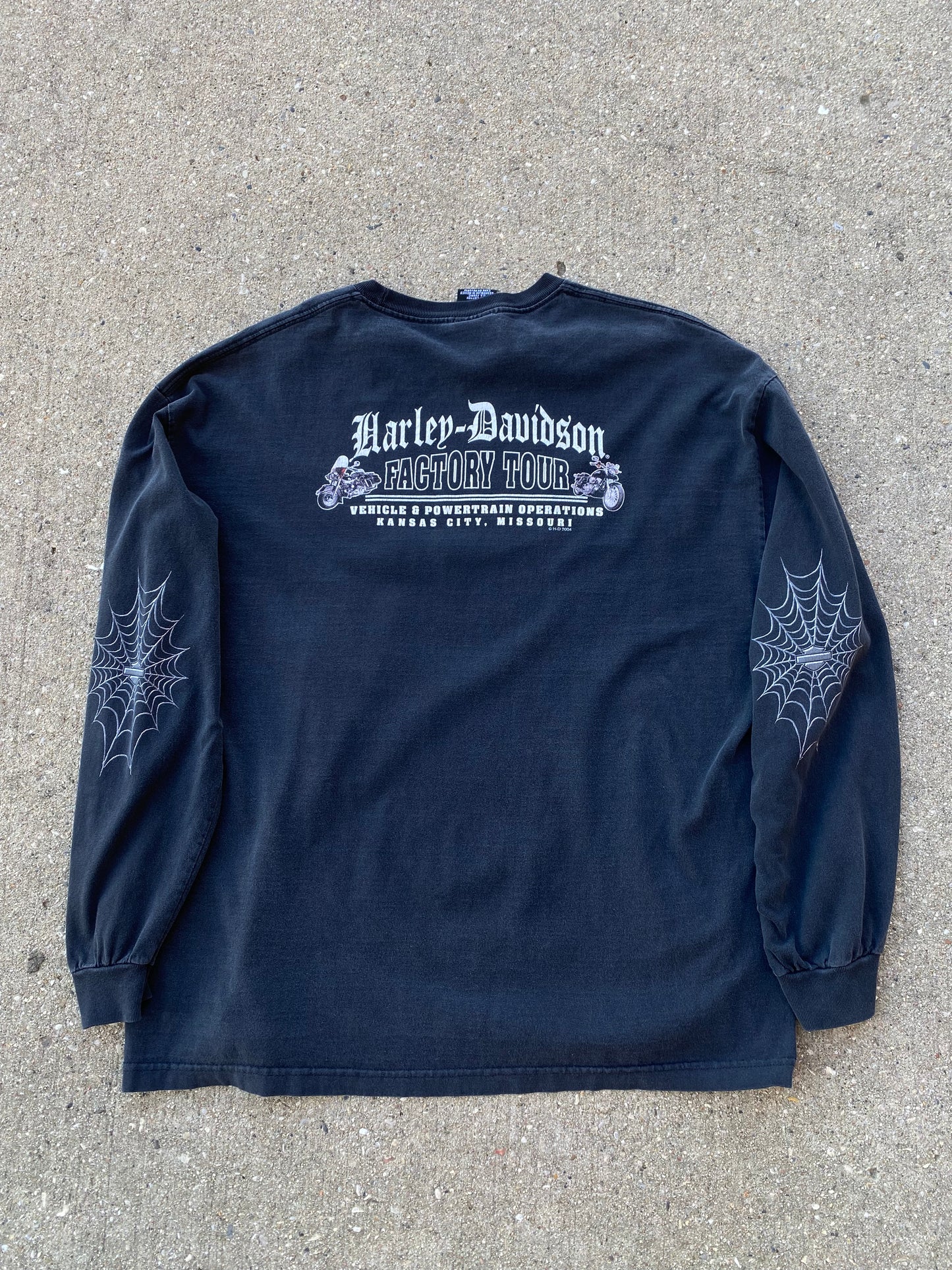 Vintage Harley Davidson Budget spiderweb size XXL SHIRT