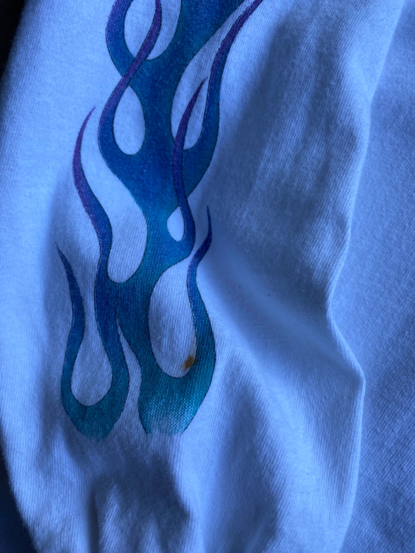 Vintage Harley Davidson Blue Flame Eagle long sleeve size extra large shirt