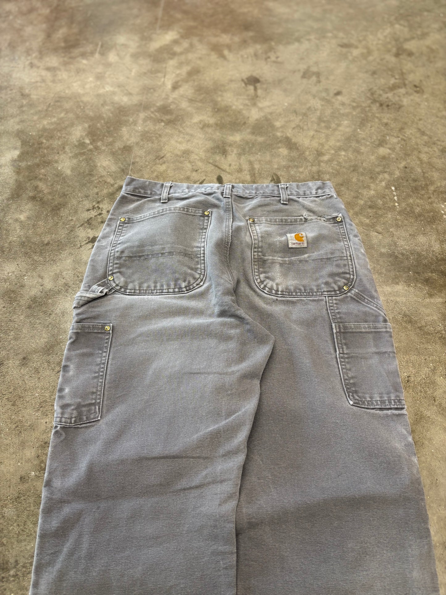 Grey carhartt double knees