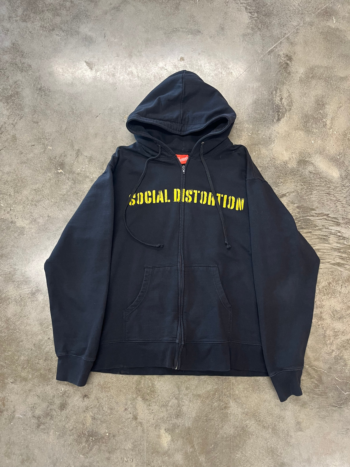Social Distortion zip up hoodie size extra large