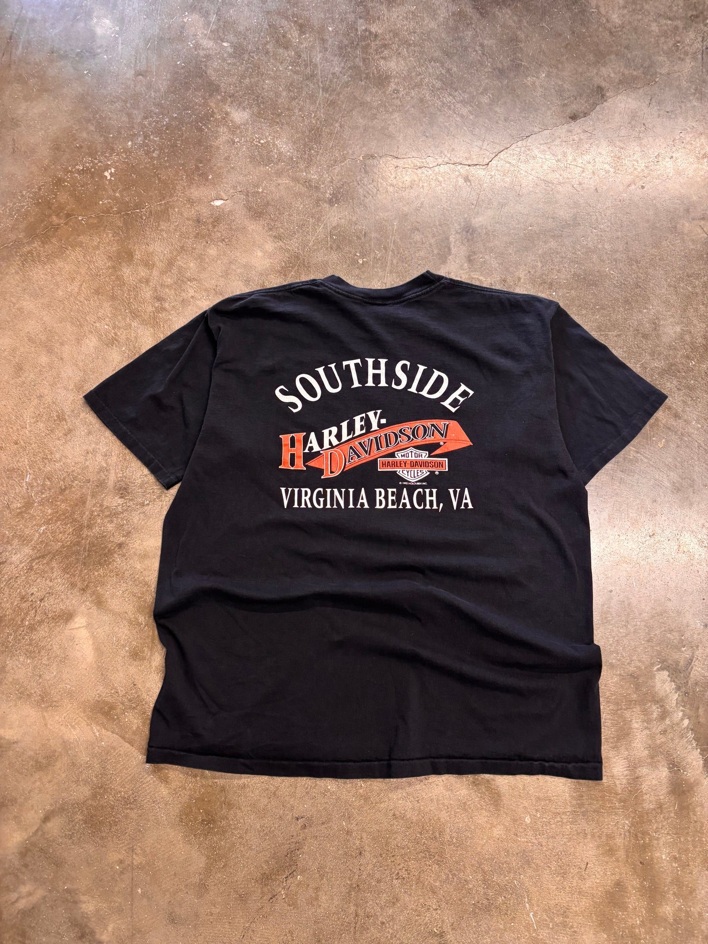 Vintage Harley Davidson Flame ball shirt size xl