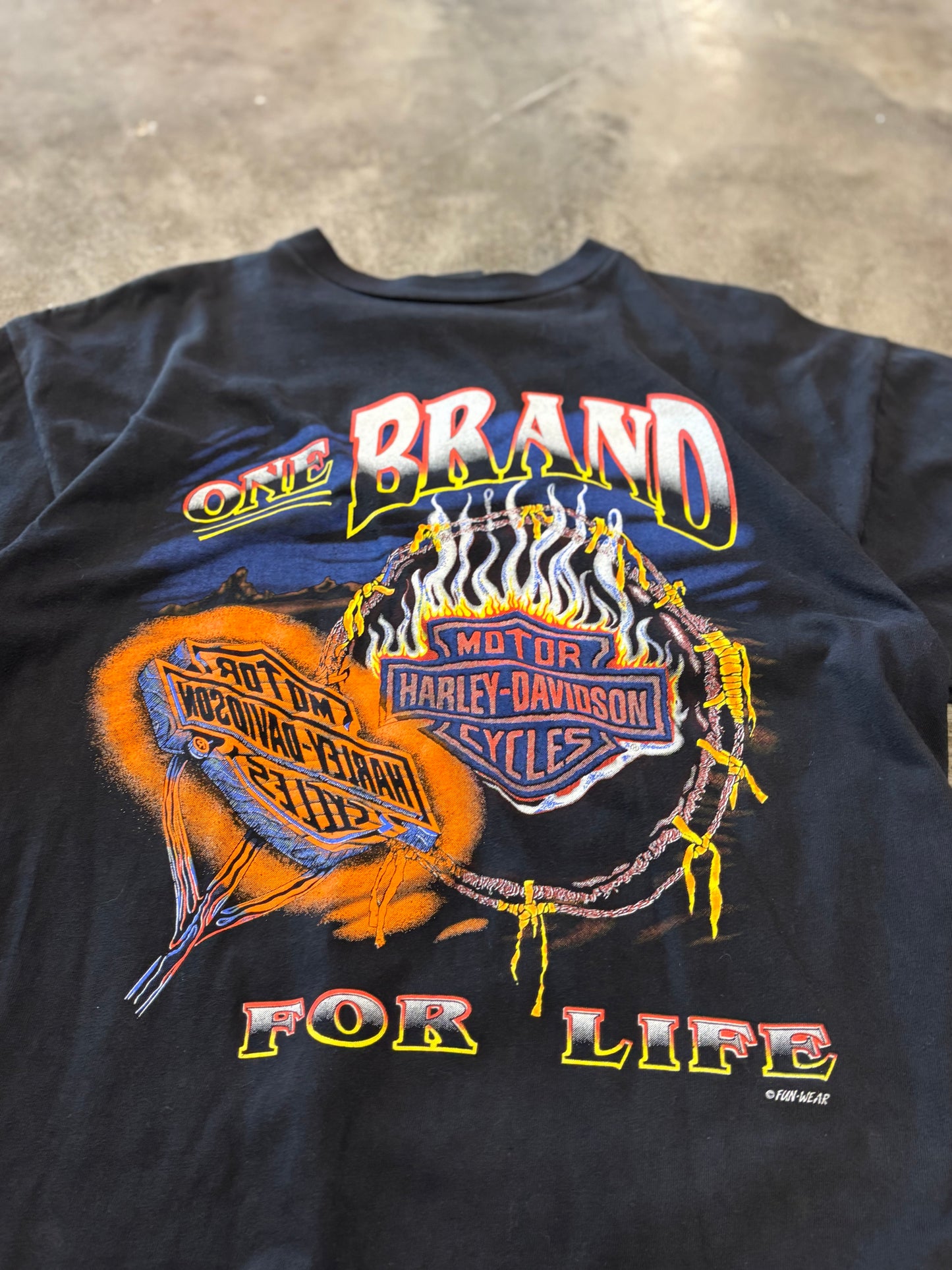 Vintage Harley Davidson one hot brand shirt size large