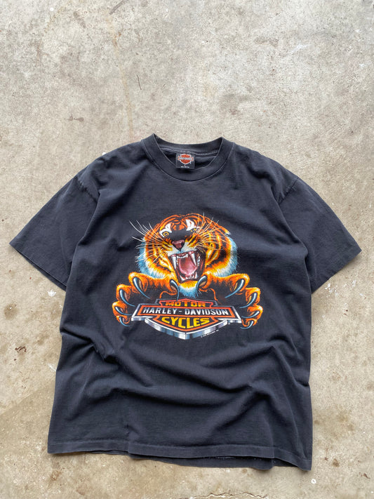 Vintage 80’s Harley Davidson Tiger shirt size large