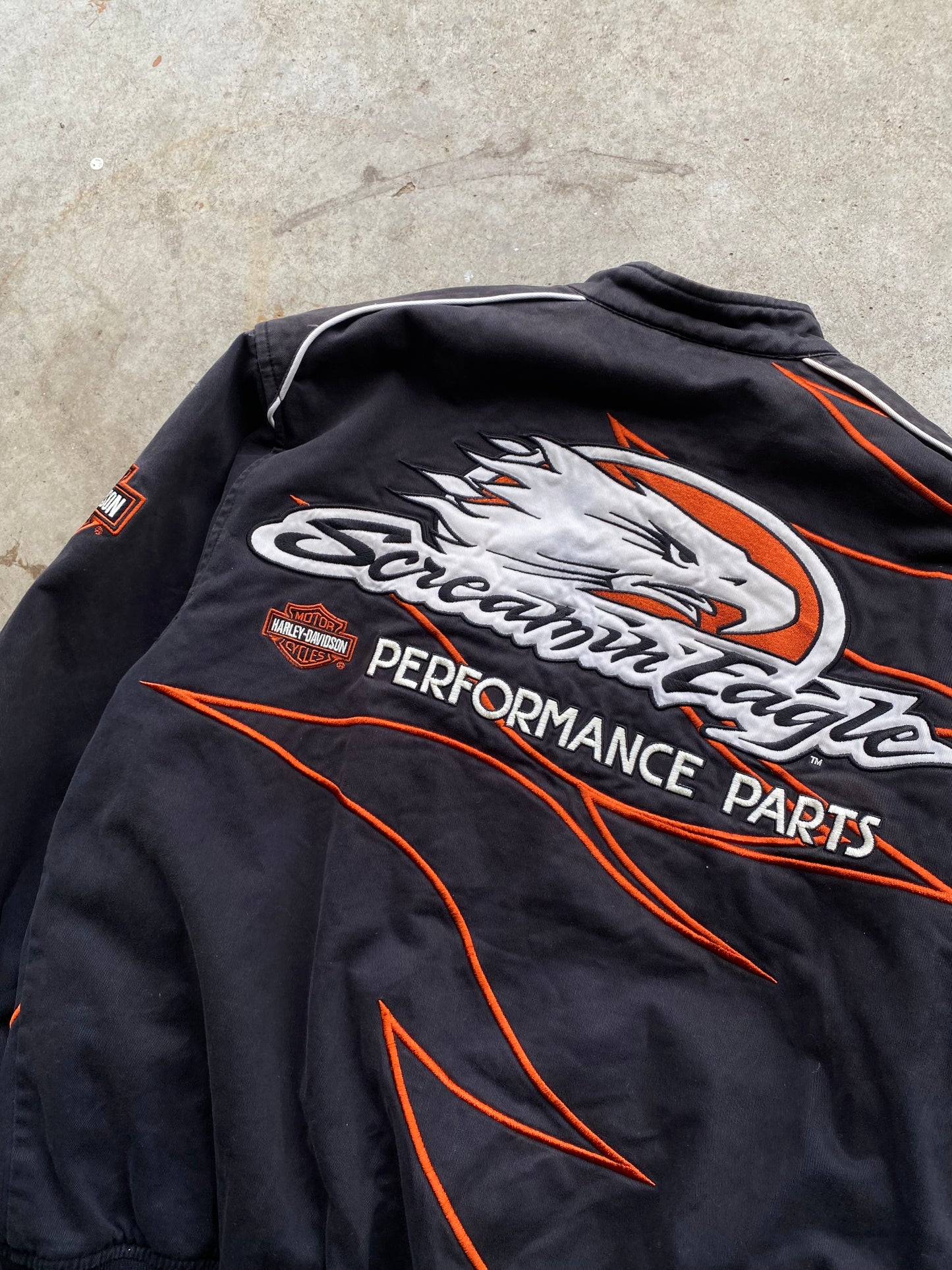 Vintage Harley Davidson Racing Jacket size large