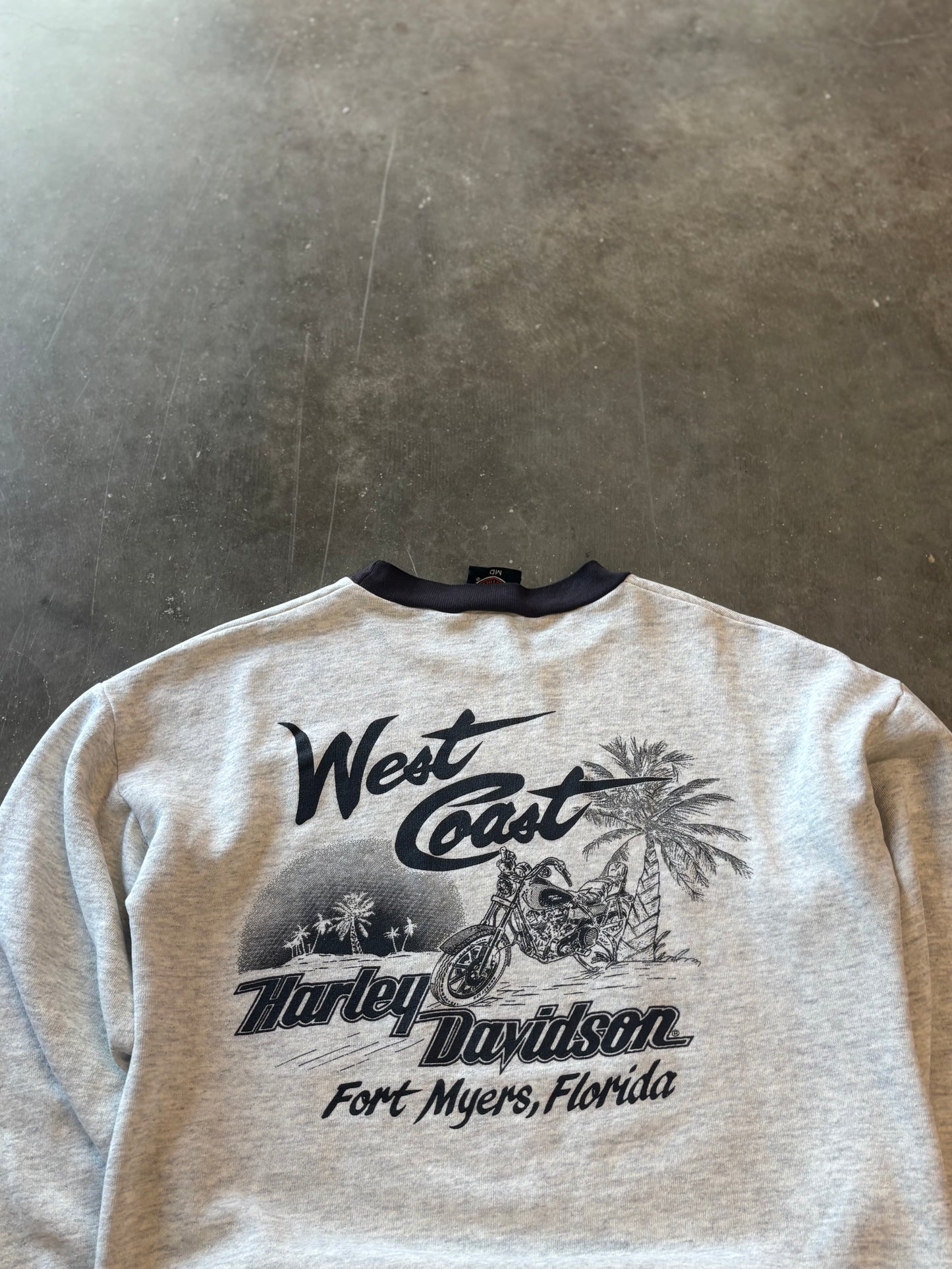Vintage Harley Davidson big shield sweatshirt size medium