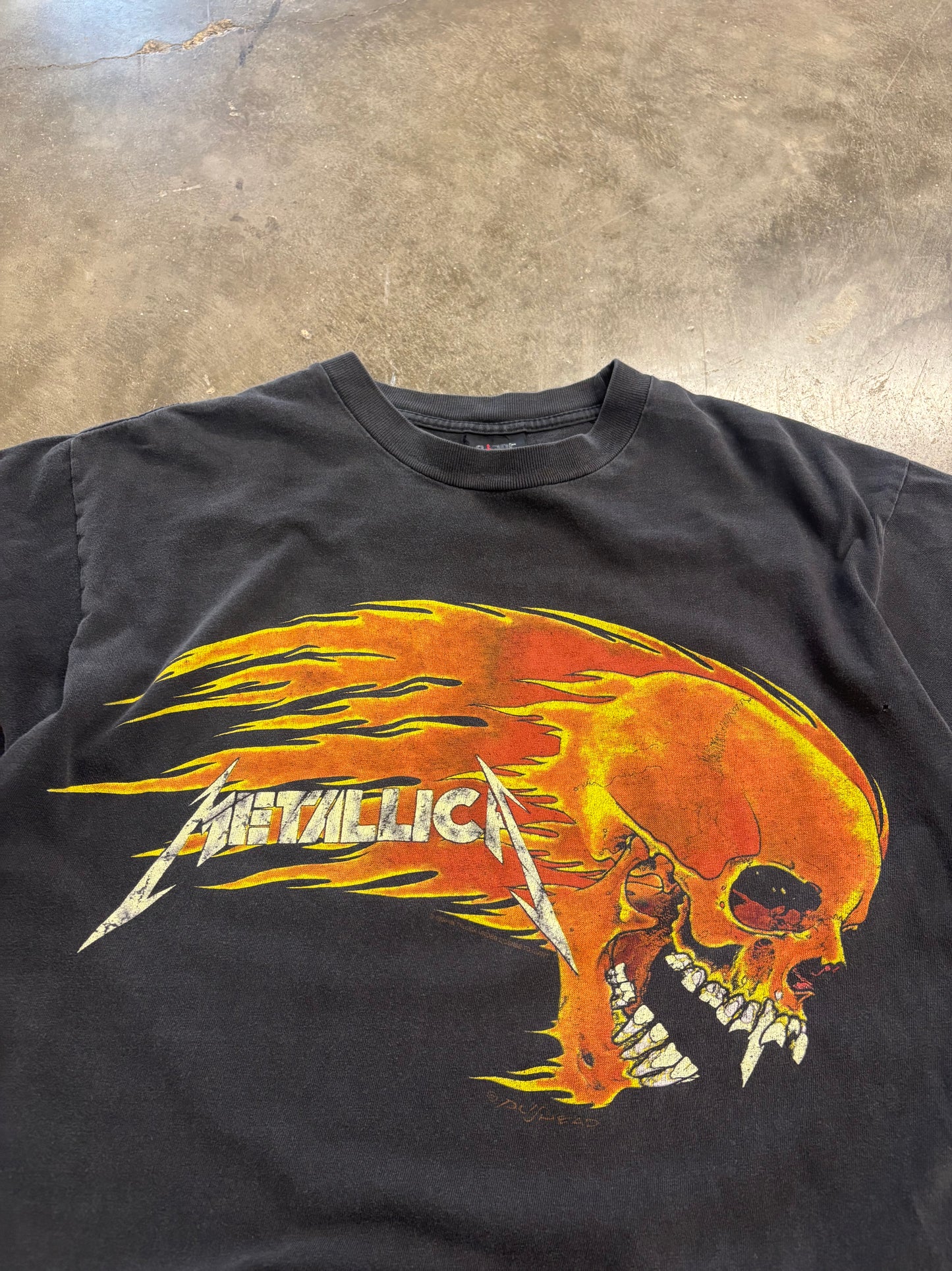 Vintage Metallica 1994 Pushead size large