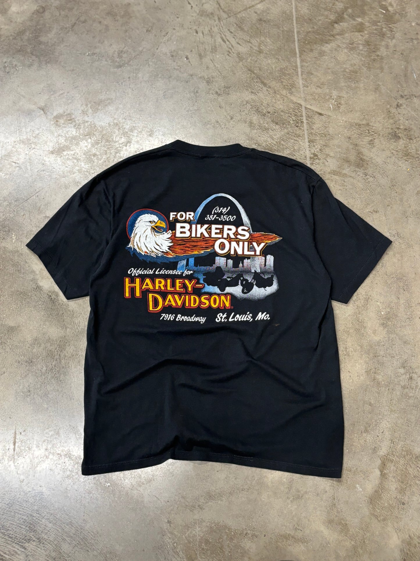 Vintage Harley Davidson for bikers only size xl