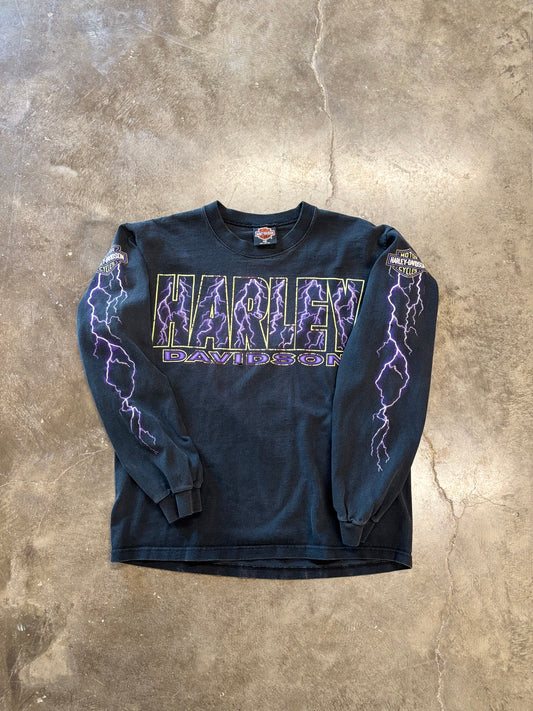 Vintage Harley Lightning long sleeve shirt size medium