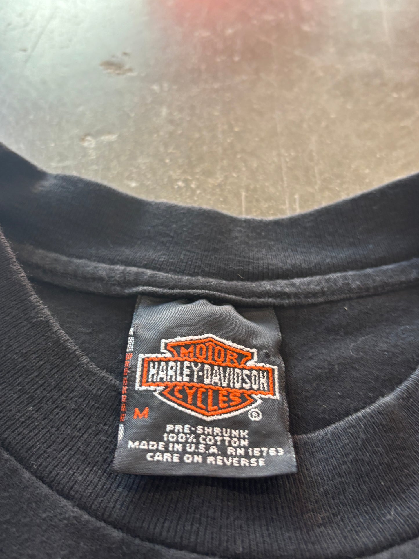 Vintage Harley Davidson Rising Flame shirt size medium