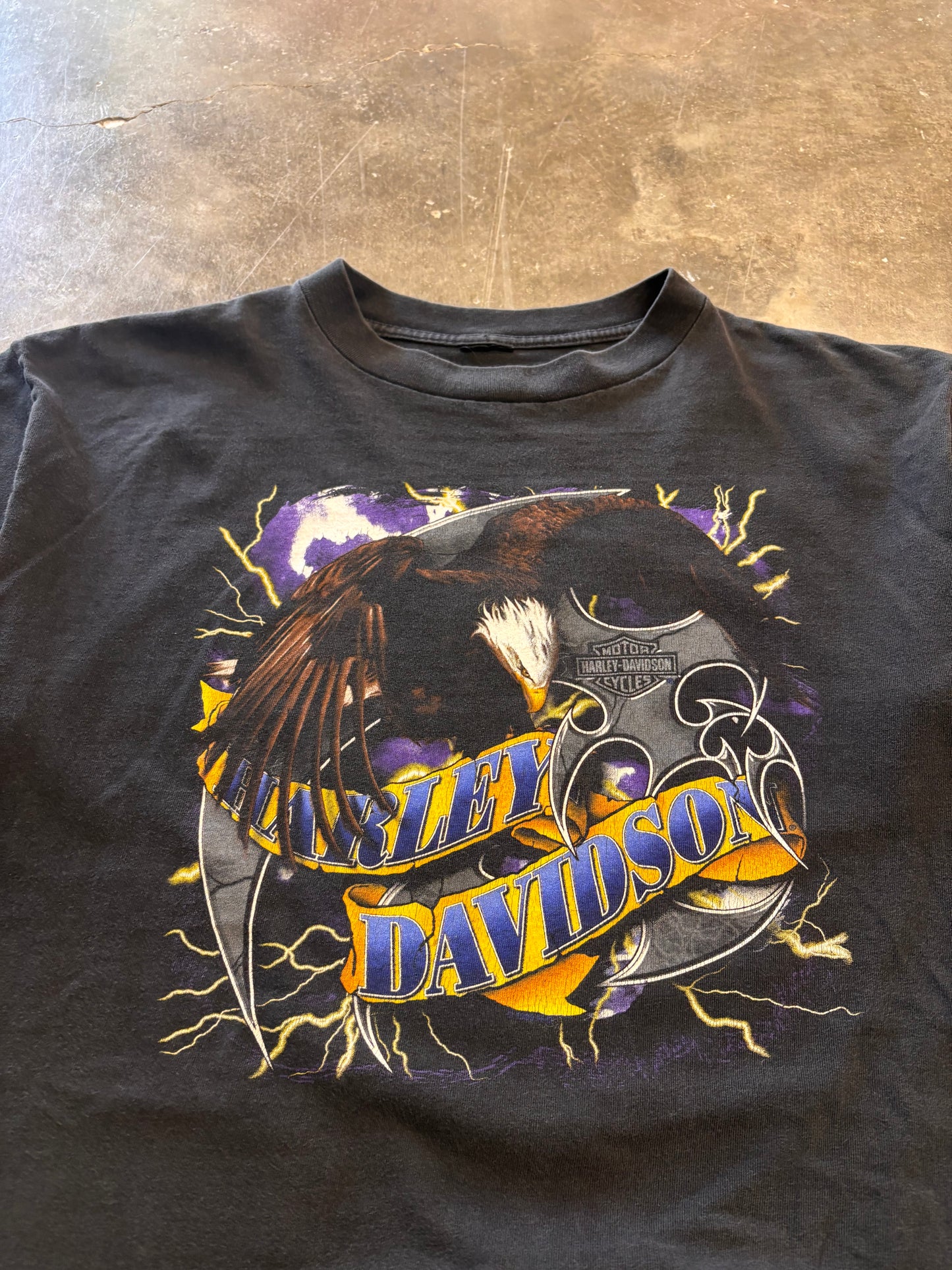 Vintage Harley Davidson Purple Eagle shirt size XL