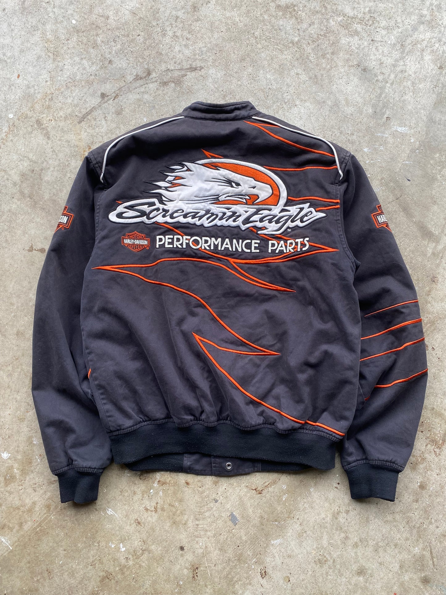 Vintage Harley Davidson Racing Jacket size large