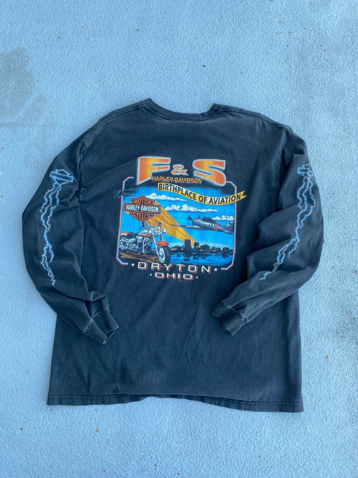 Vintage Harley Davidson Make some noise long sleeve shirt size XL