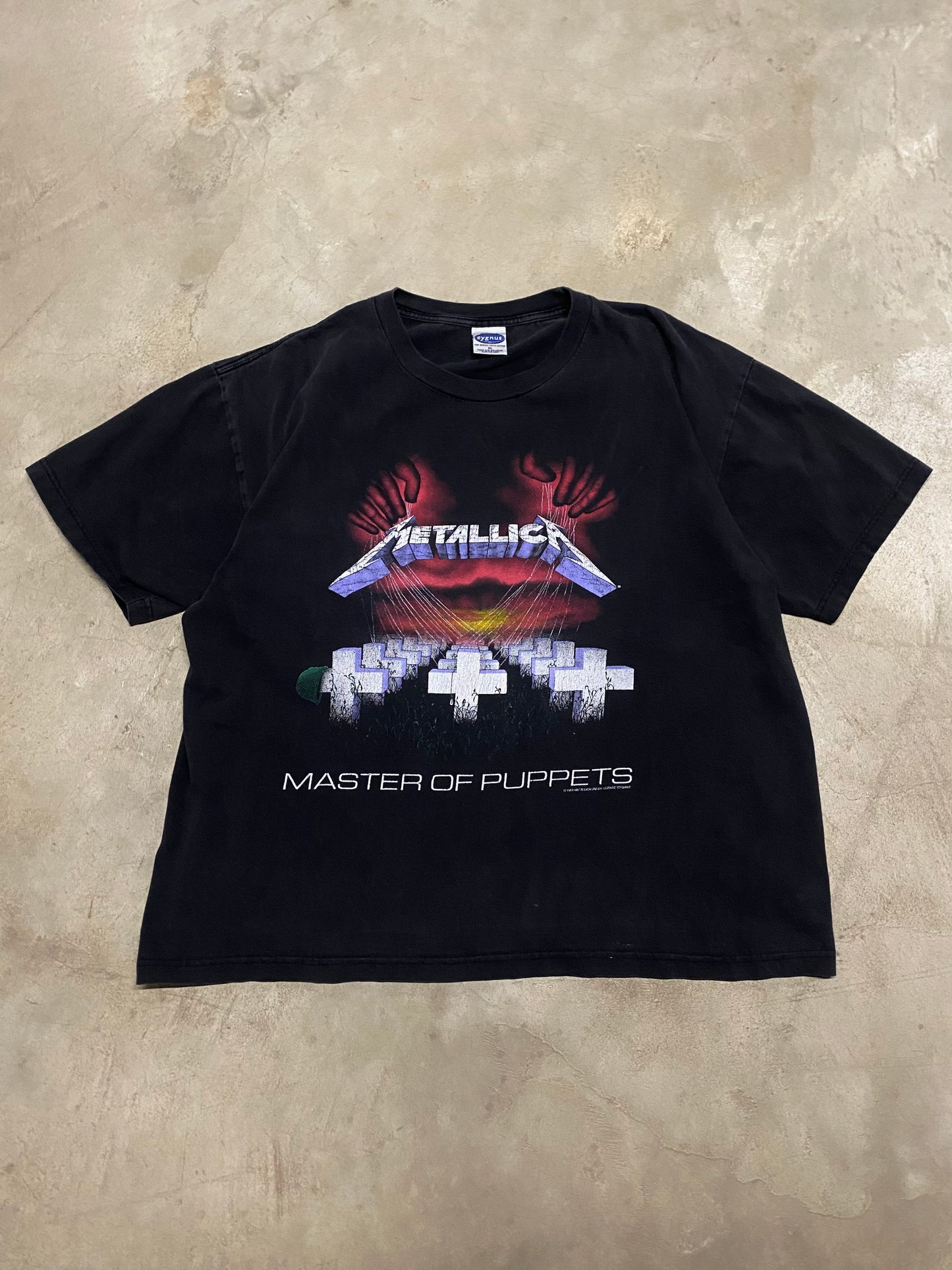 Vintage Metallica Masters of Puppets Band shirt Size XL