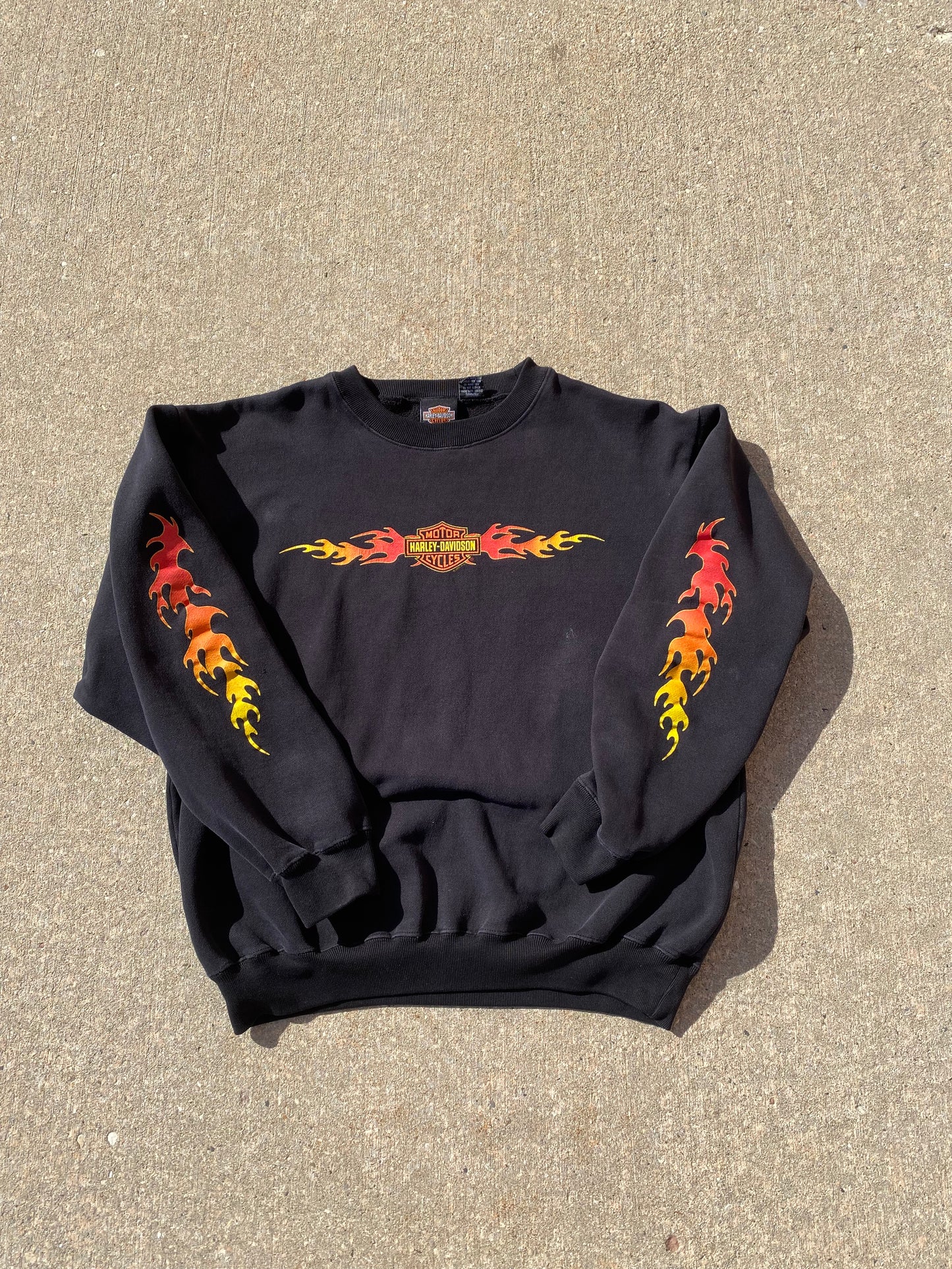 Harley Davidson Flame sweatshirt size large