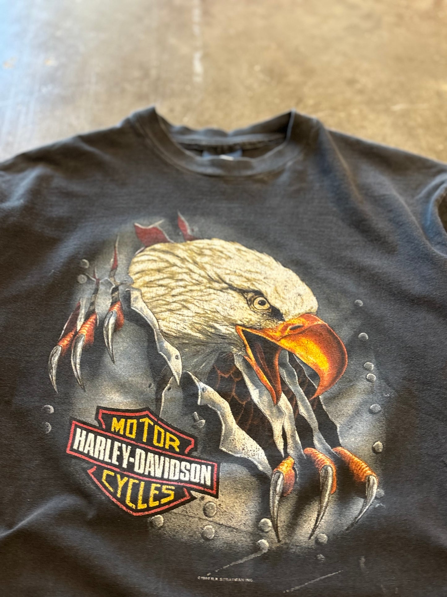 Vintage Harley Davidson Eagle shirt size large