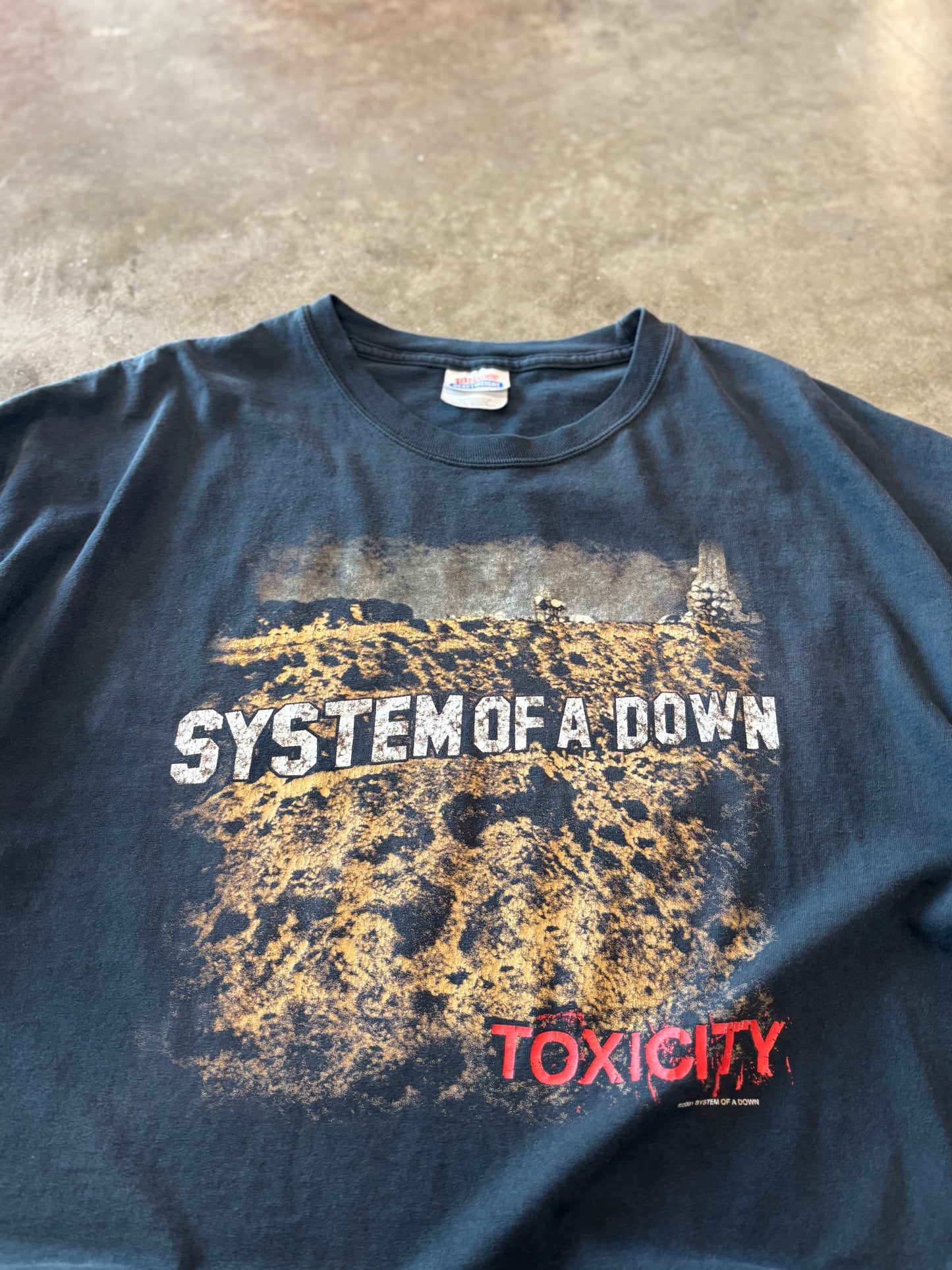 Vintage System Of A Down Toxicity shirt size XXL