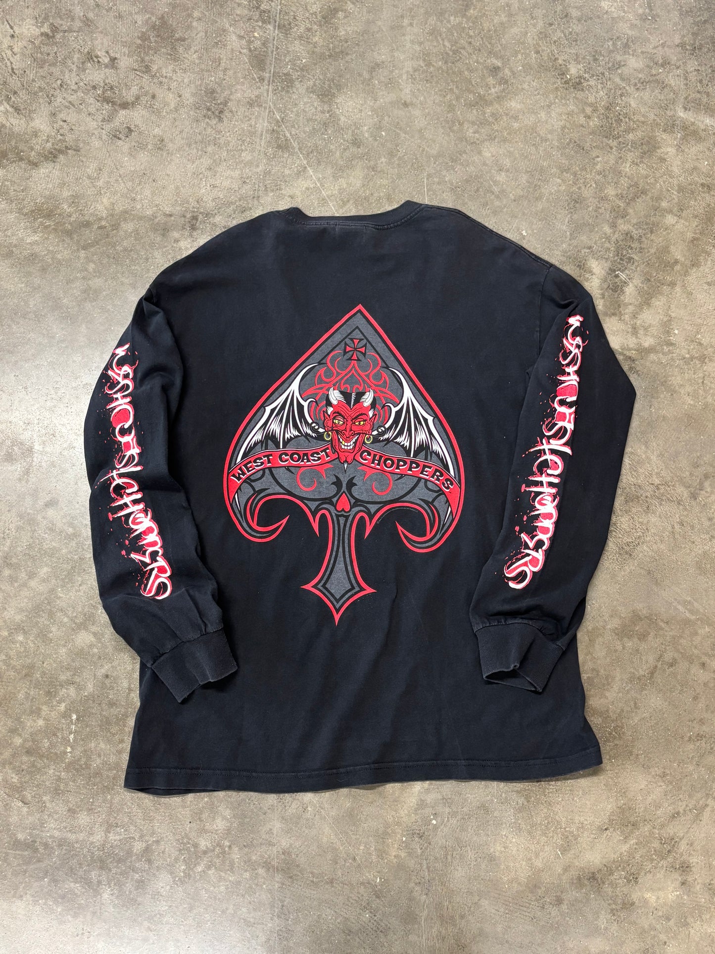 Vintage West coast choppers Devil long sleeve size extra large
