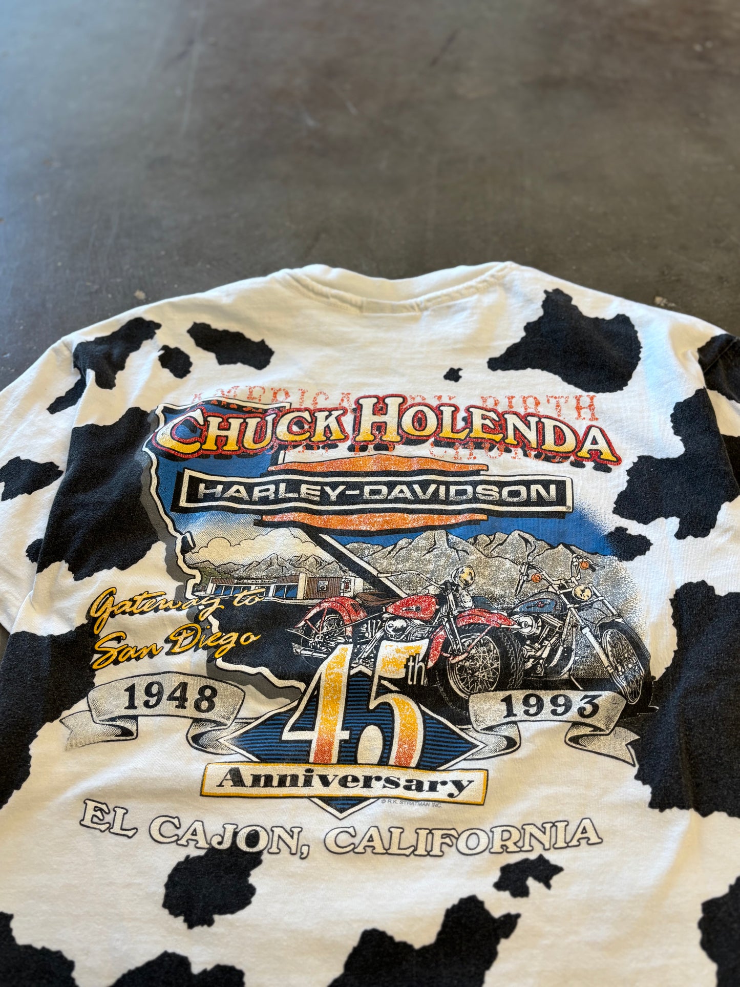Vintage Harley Davidson Moowaukee shirt size large