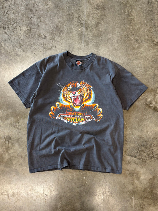 RAWR vintage 80’s Harley Davidson Tiger shirt size xl