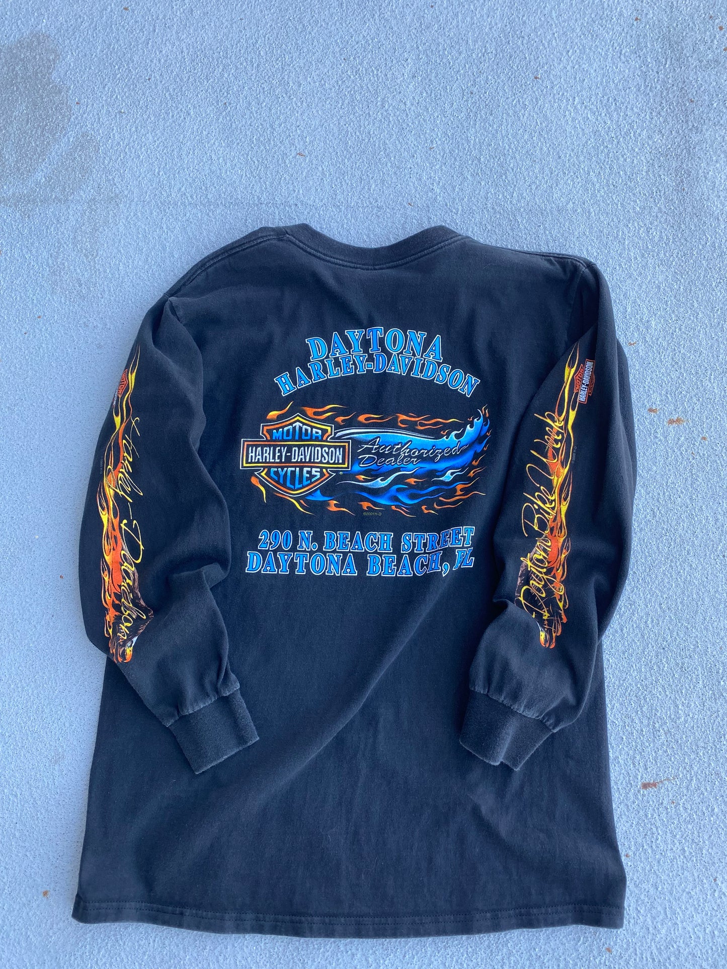 Vintage Harley Davidson Daytona Bike Week long sleeve shirt size large