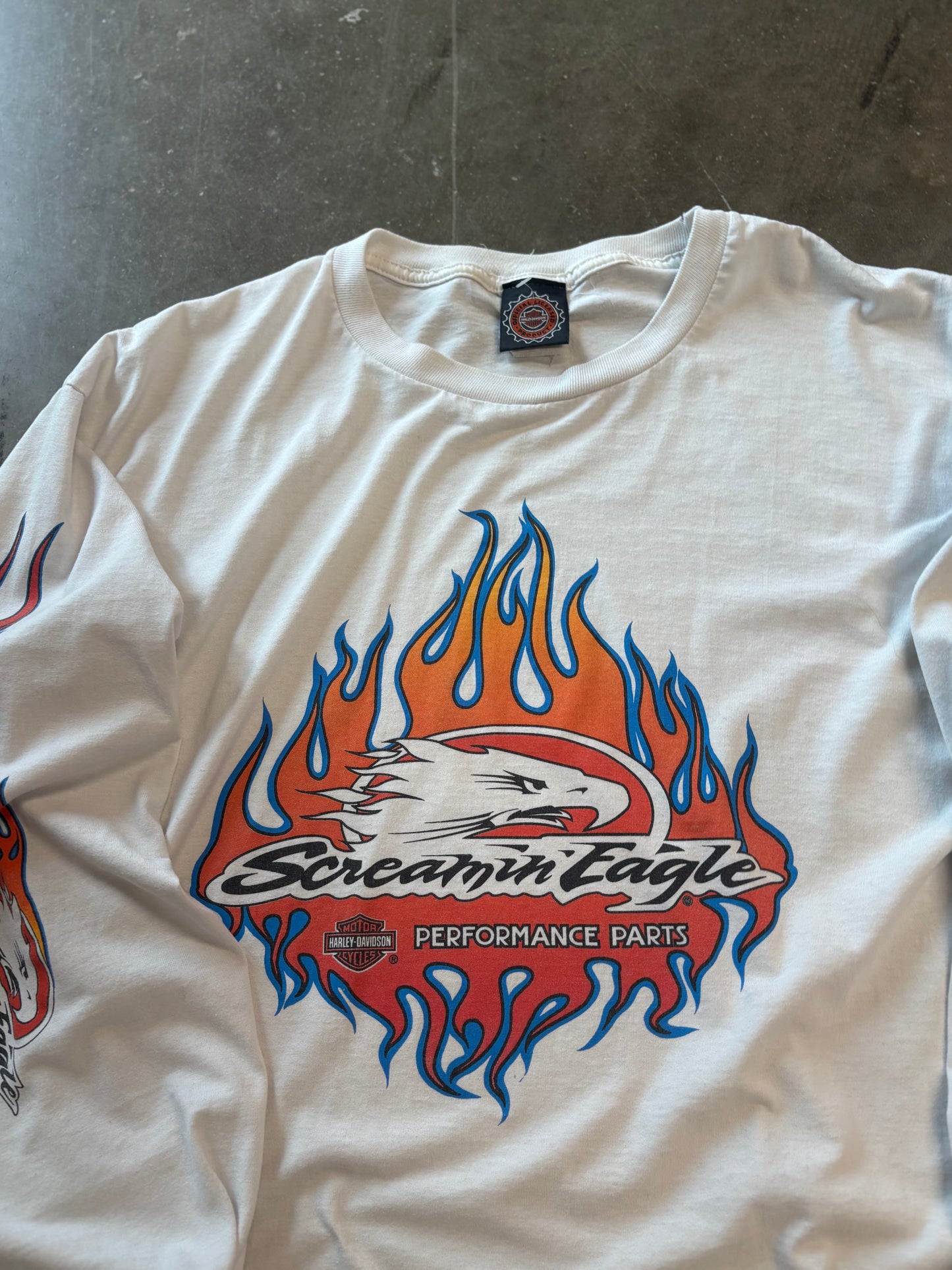 Vintage Harley Davidson Screaming Eagle long sleeve size xl