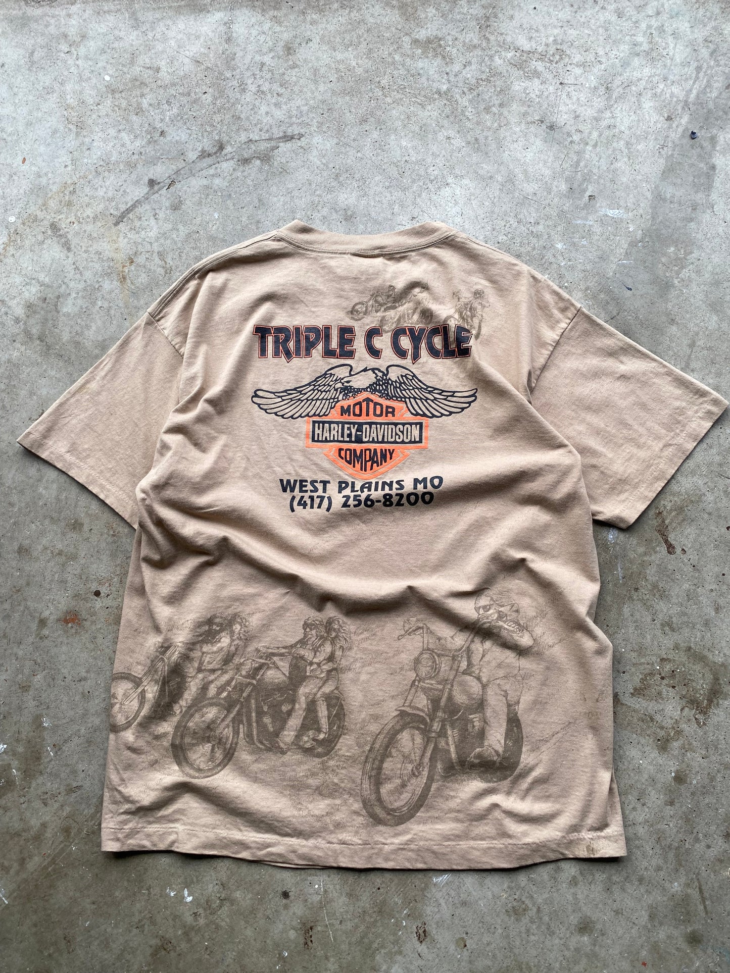 Vintage Follow The Spirit Harley Davidson shirt size extra large